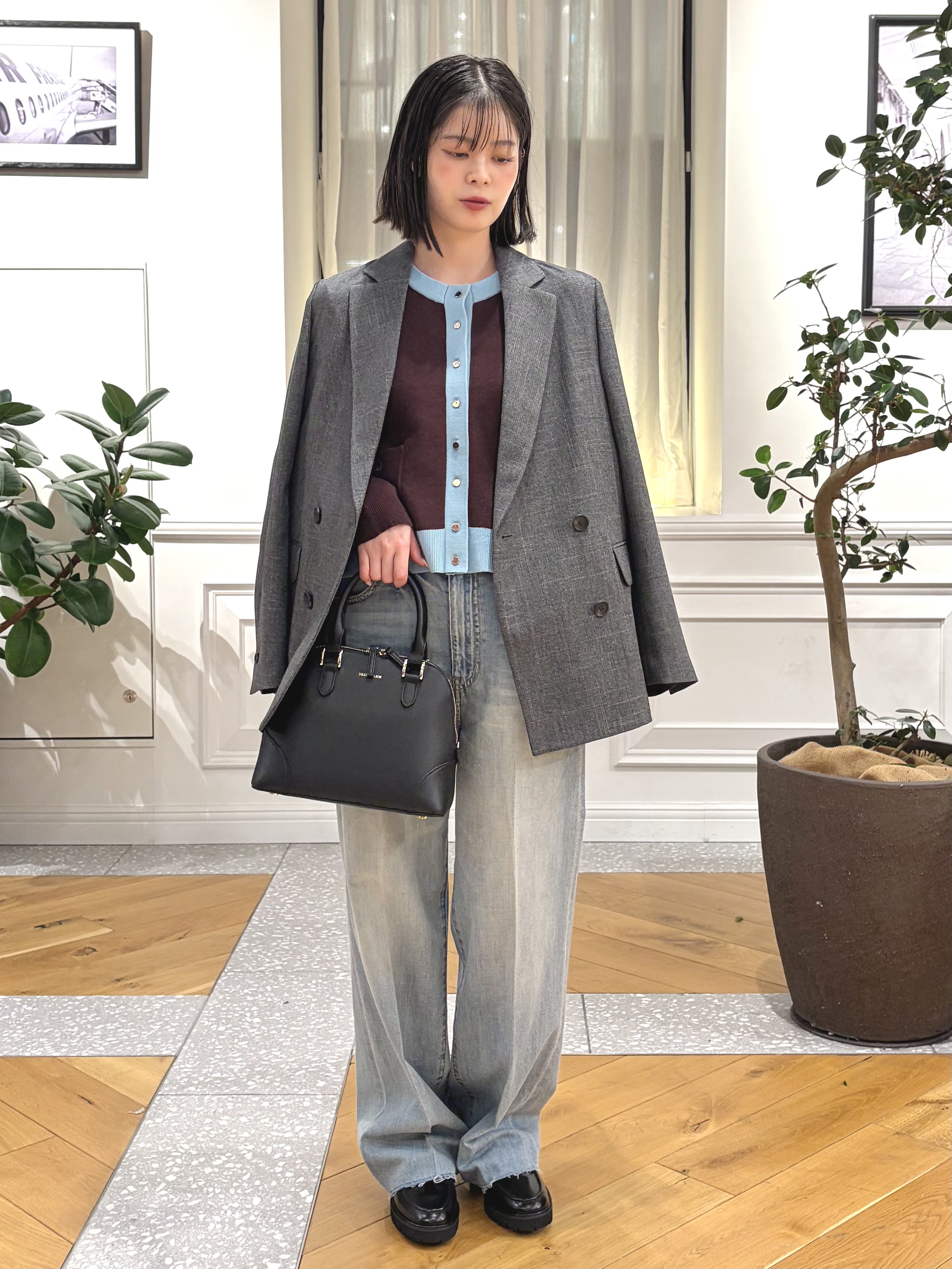 pupiさんの「DRESSTERIOR｜シャークスキン ラフジャケット」を使ったコーディネート
