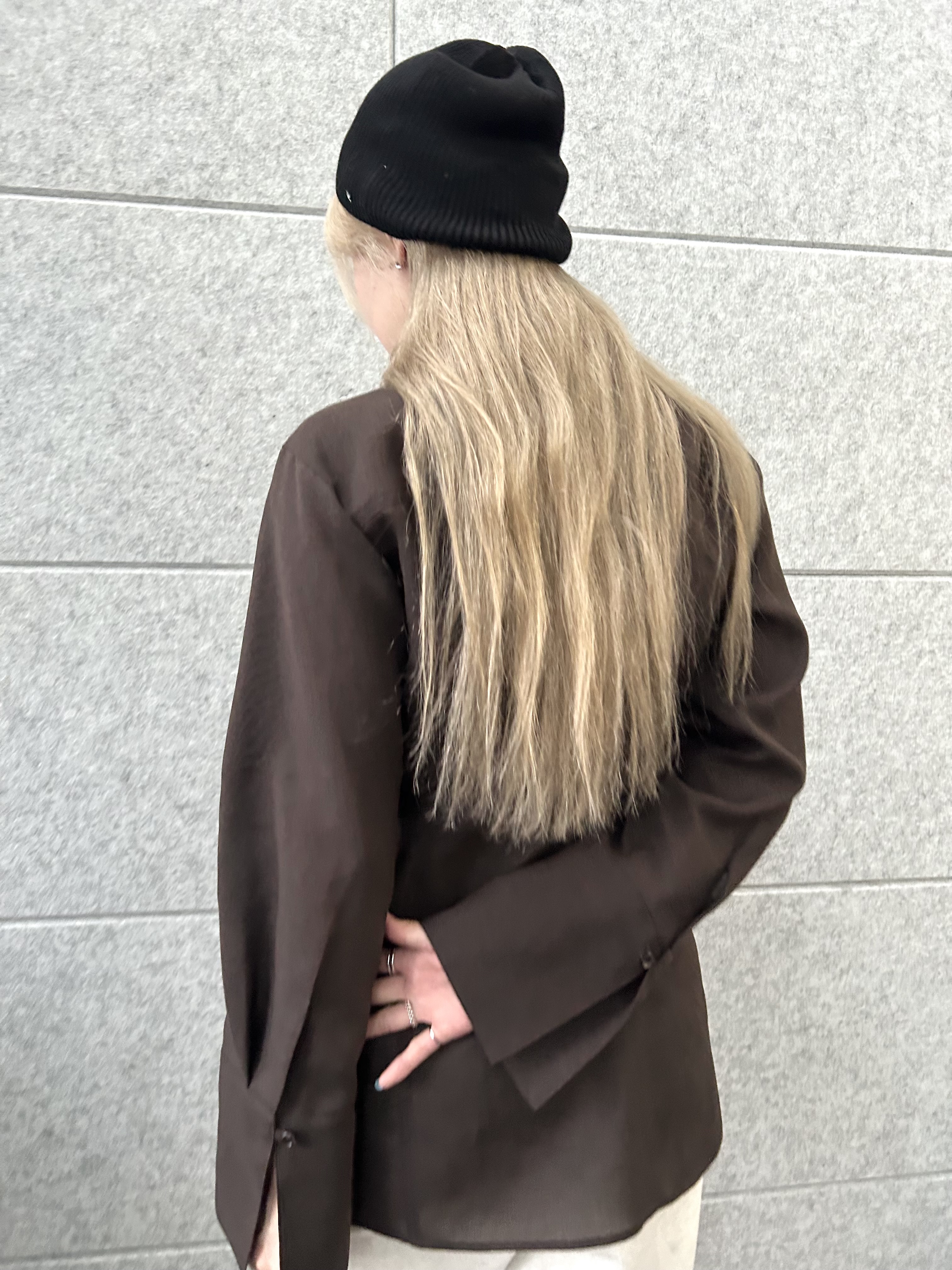 honoka Aさんの「CODE A｜sheer form zip shirts」を使ったコーディネート