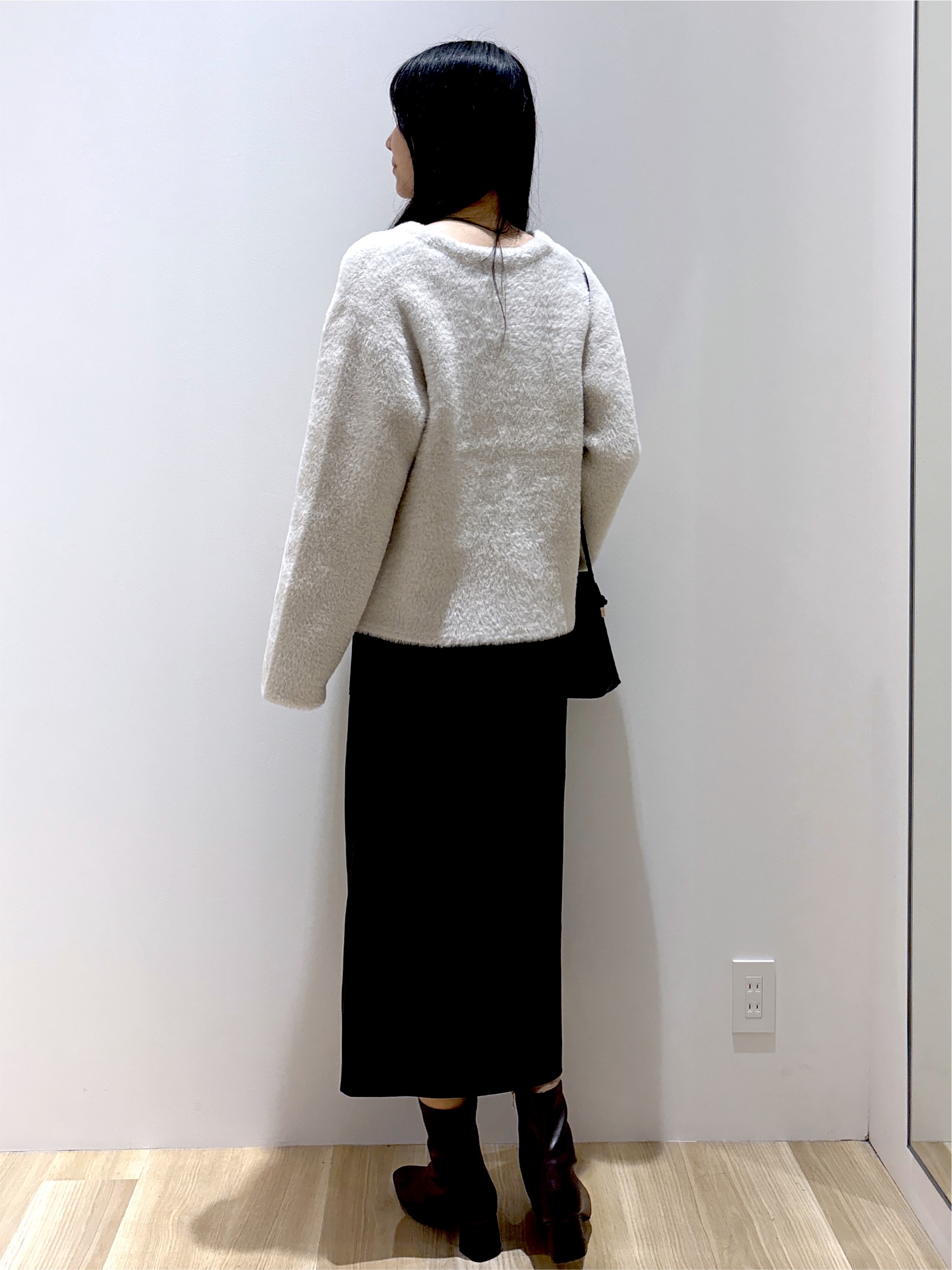 sachikoさんの「OPAQUE.CLIP｜ダブルフェイスニットカーディガン」を使ったコーディネート
