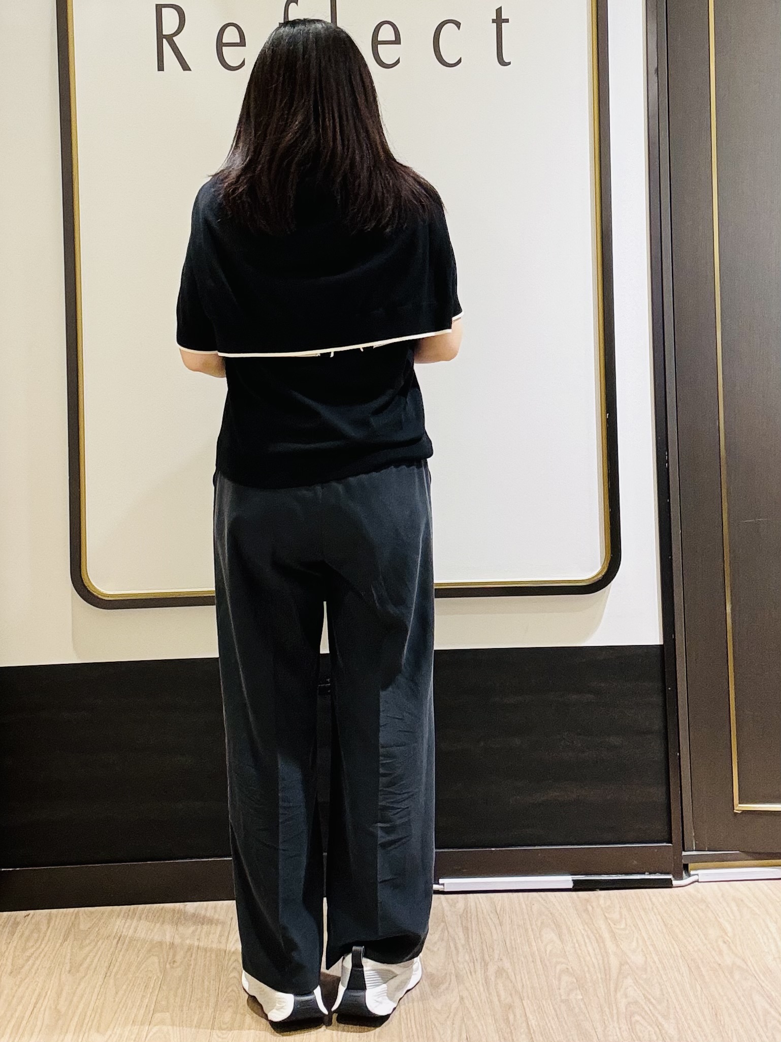 かまちゃんさんの「Reflect｜【手洗い可】センタープレスワイドパンツ」を使ったコーディネート