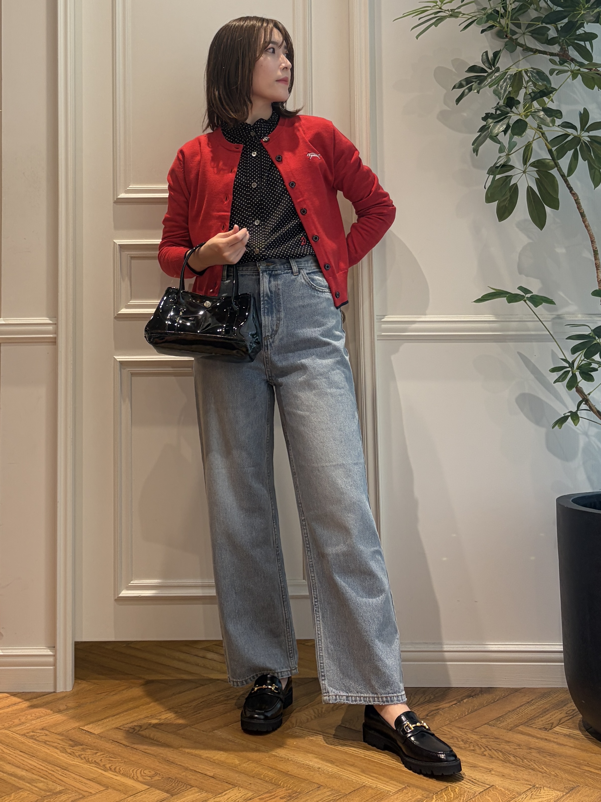 nakaoさんの「DRESSTERIOR｜ヴィンテージ ユーズド ストレートデニム」を使ったコーディネート