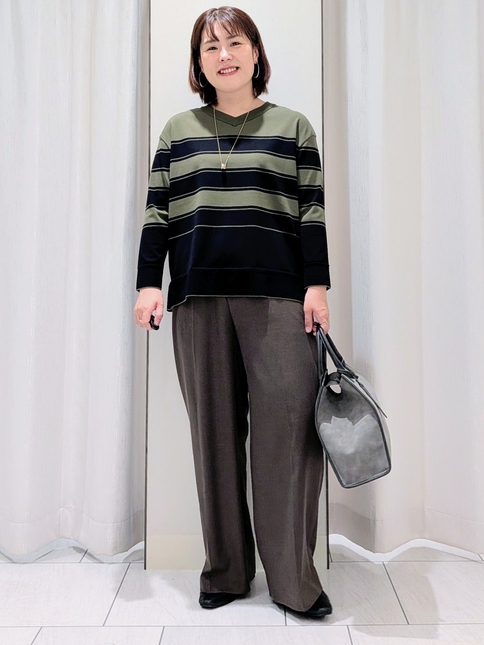 Onumaさんの「UNTITLED｜【撥水/軽量/薄中綿入り】スタンドカラーコート」を使ったコーディネート