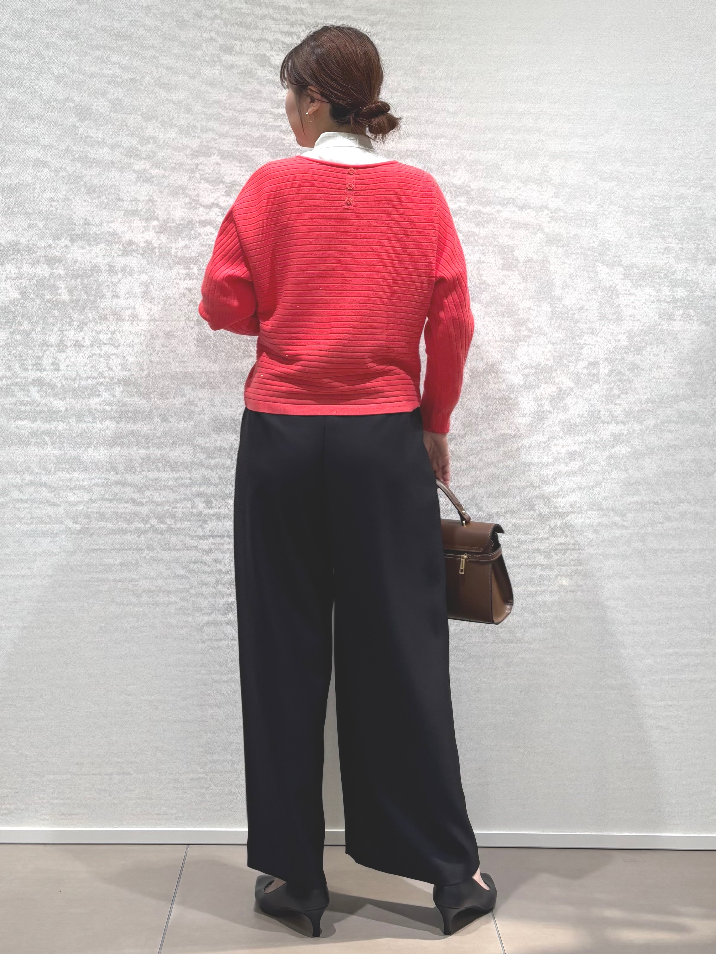 konamiさんの「COUP DE CHANCE｜【手洗い可／日本製】ドルマンニット」を使ったコーディネート