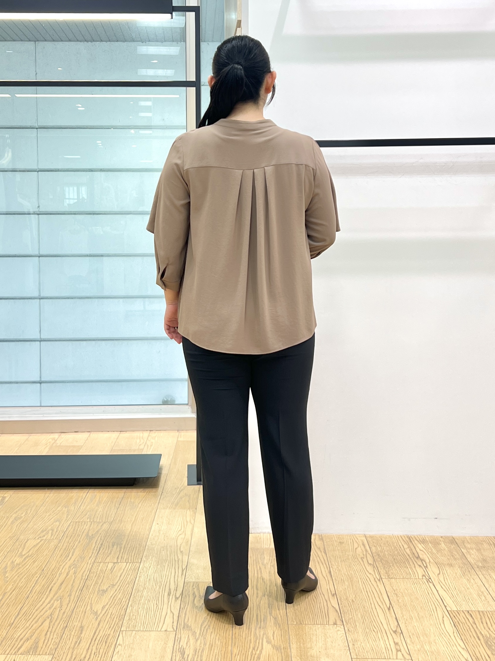shimaさんの「INDIVI｜【初秋/UVケア/着る日傘】ダブルジャケット」を使ったコーディネート
