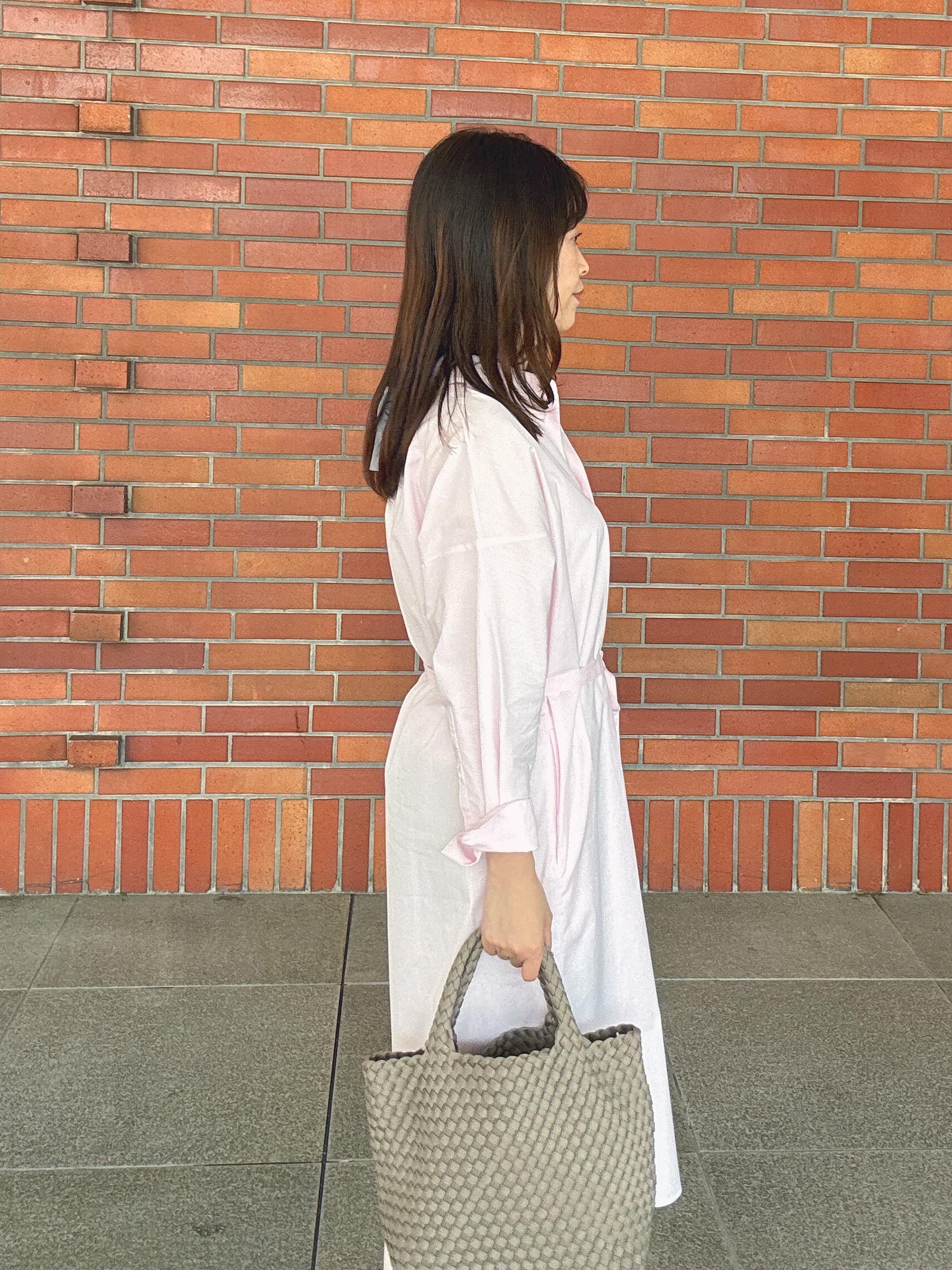 makiさんの「UNTITLED｜ロングシャツワンピース」を使ったコーディネート