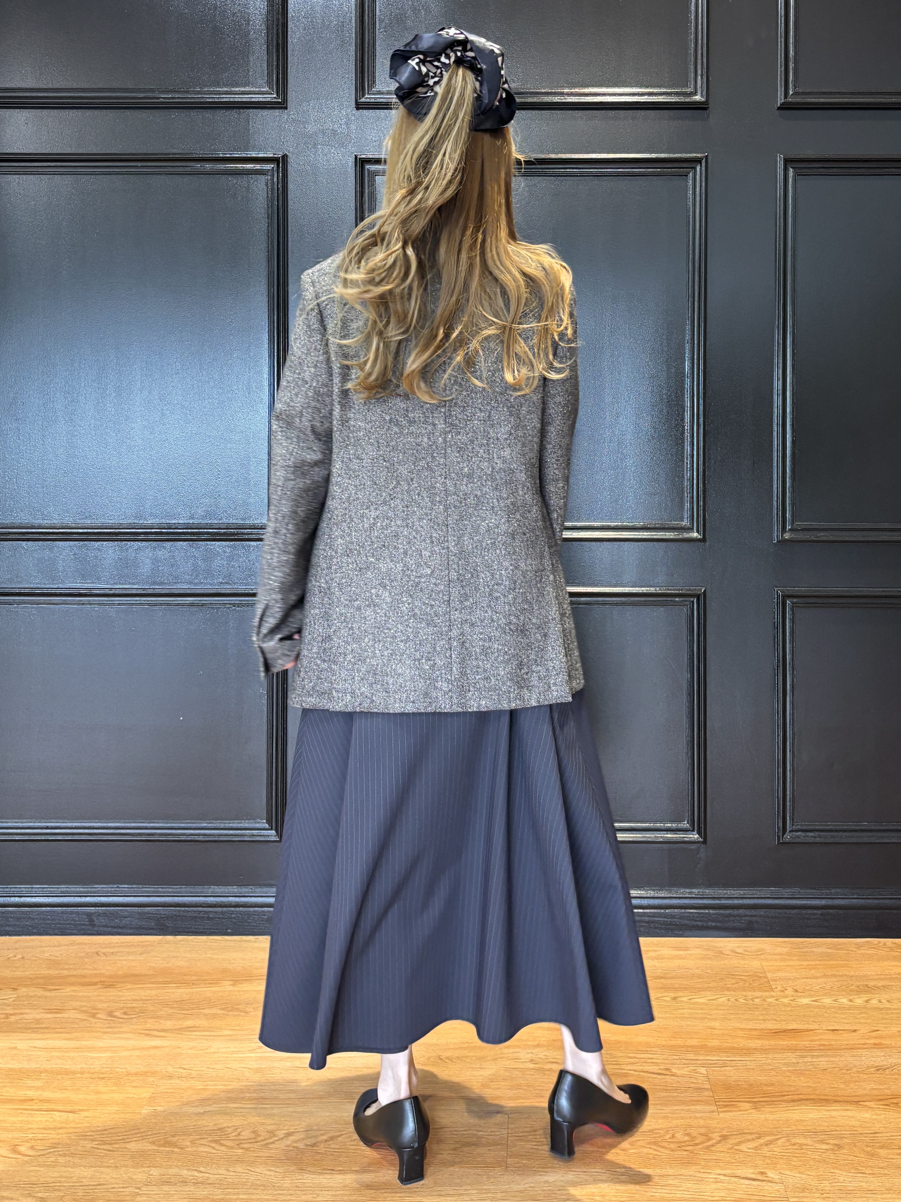 清水夏姫さんの「DRESSTERIOR｜【セットアップ可】ネップツイード ジャケット」を使ったコーディネート