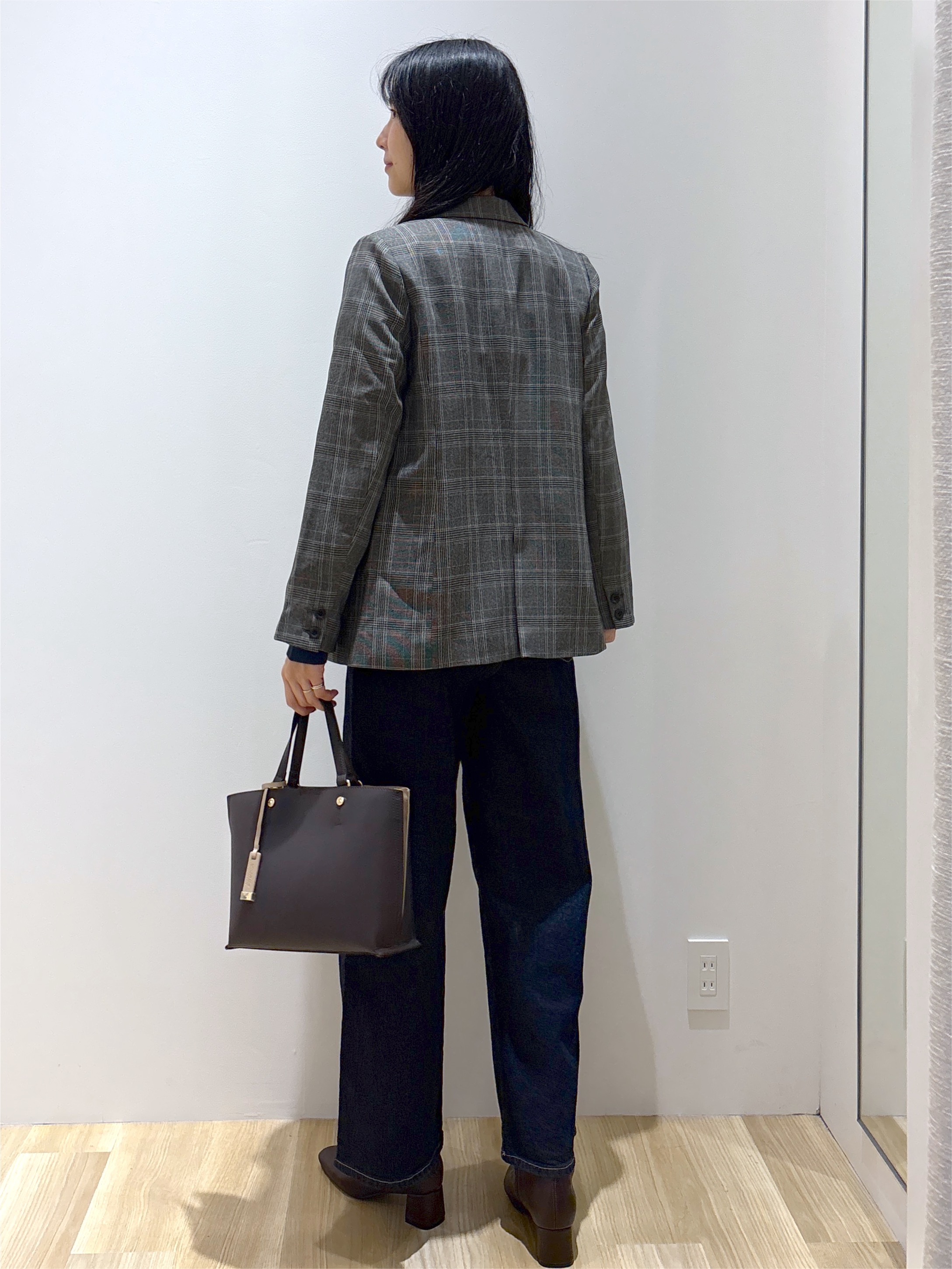 sachikoさんの「OPAQUE.CLIP｜ダブルブレストジャケット【洗える】」を使ったコーディネート