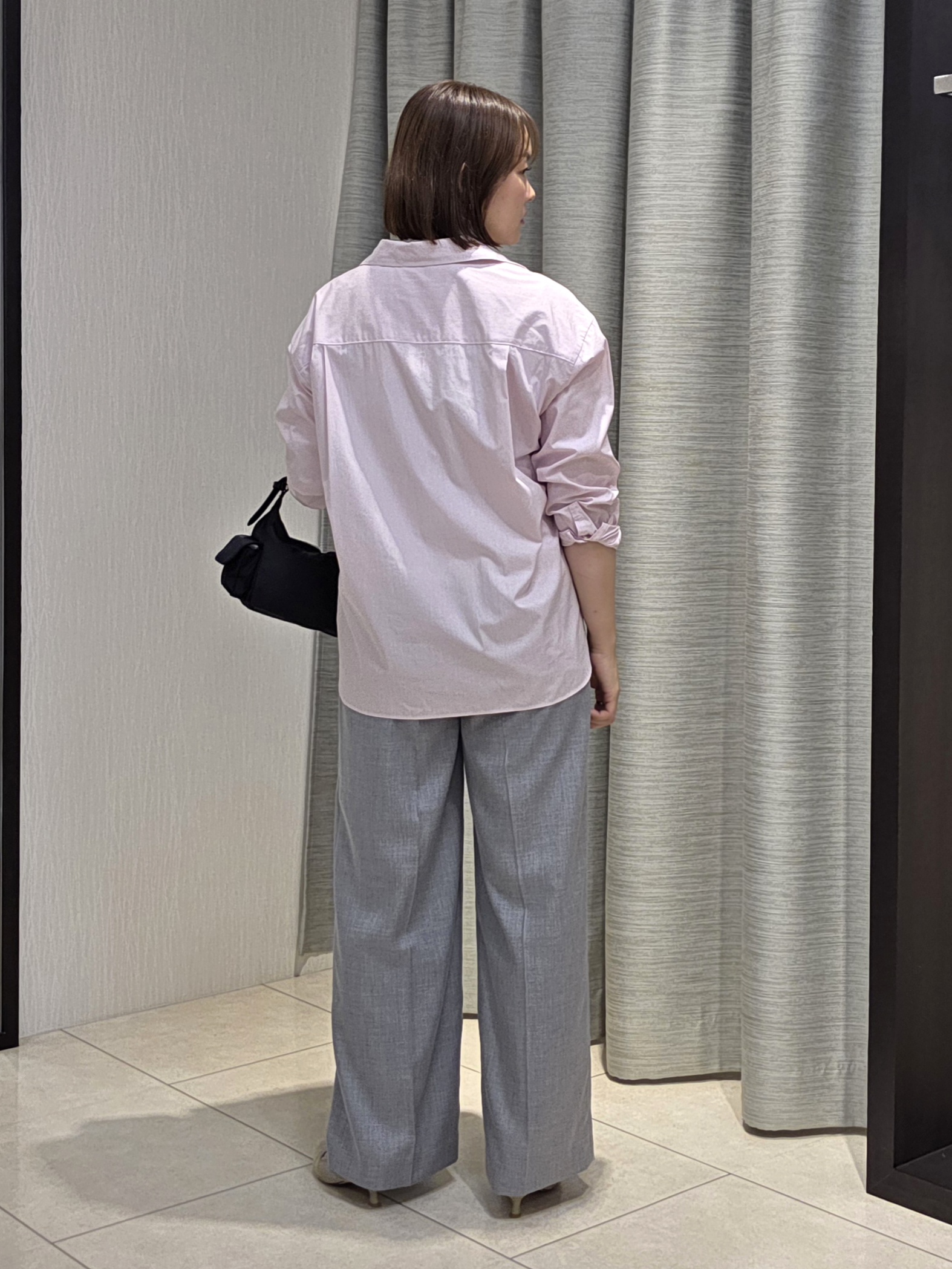 naokoさんの「UNTITLED｜【6色展開/コットン100】カラーベーシックシャツ」を使ったコーディネート
