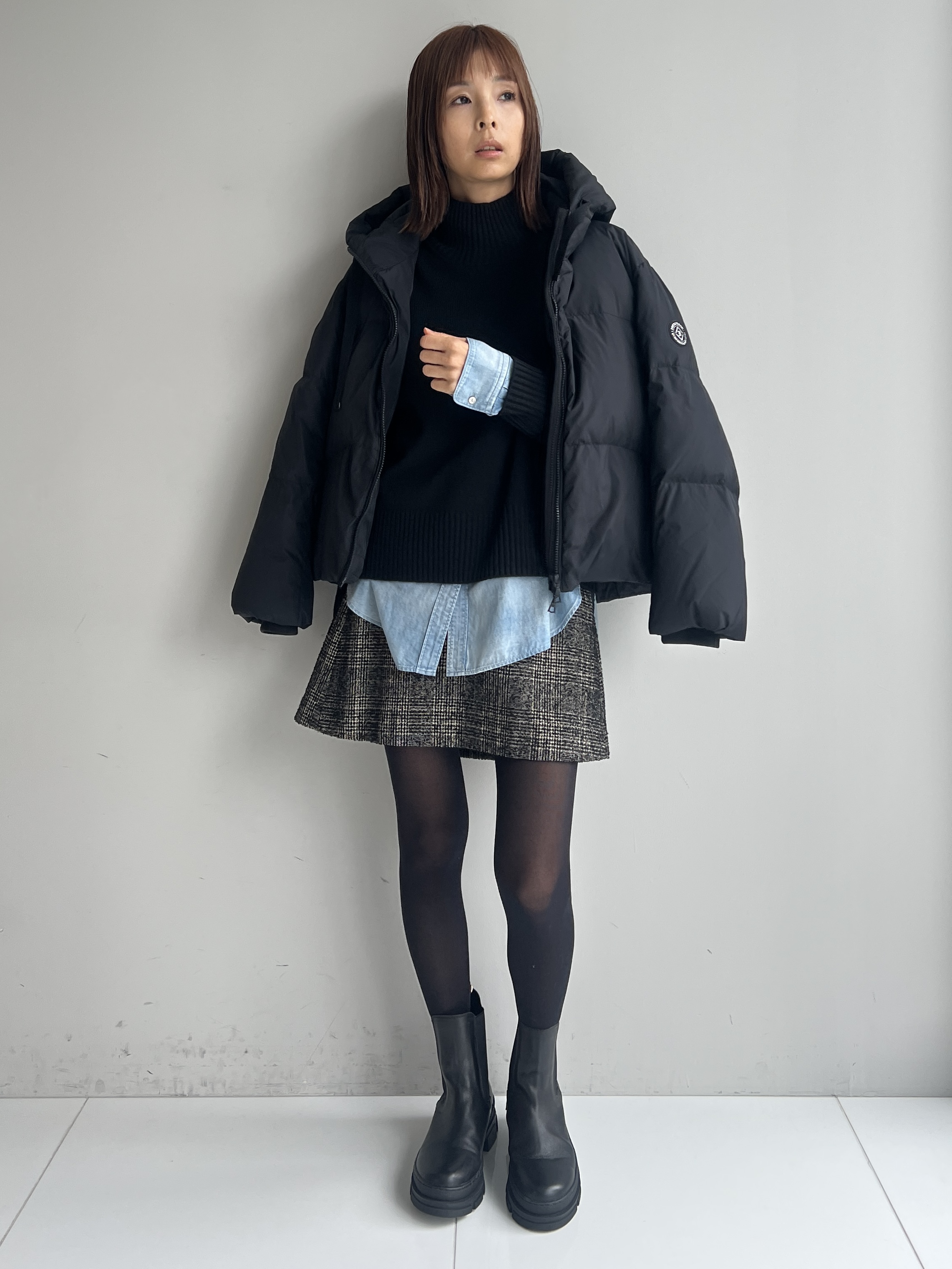 misaさんの「DRESSTERIOR｜【涼しく着映え】シアーデニムシャツ」を使ったコーディネート