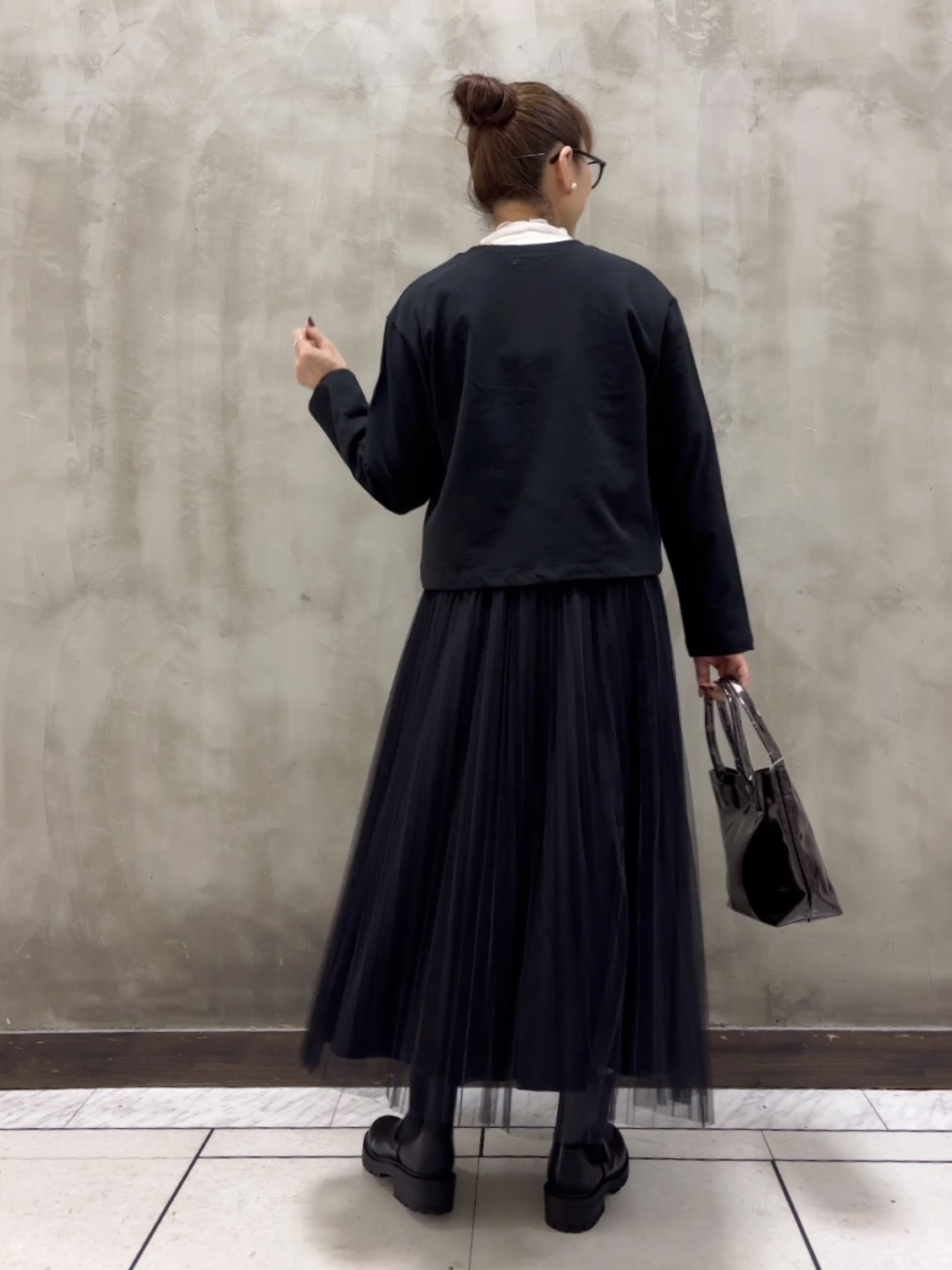 Yasucoさんの「Dessin｜【洗える/6色展開】リングスナップミニ裏毛カーディガン」を使ったコーディネート