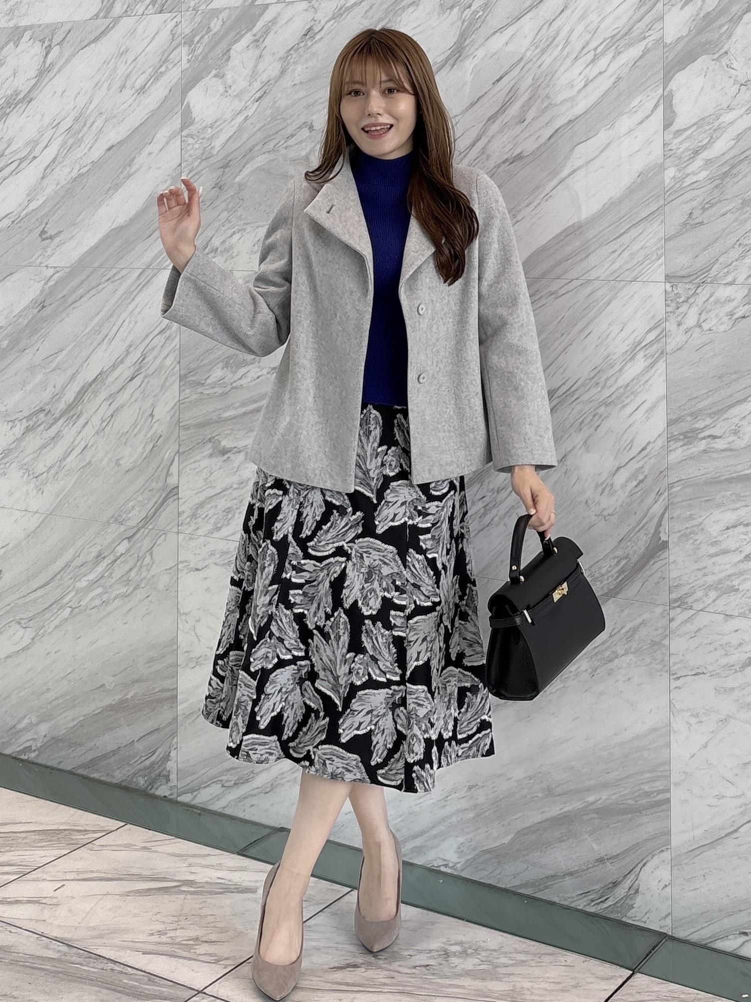 sayaさんの「COUP DE CHANCE｜【2WAY】本革ハンドバッグ」を使ったコーディネート