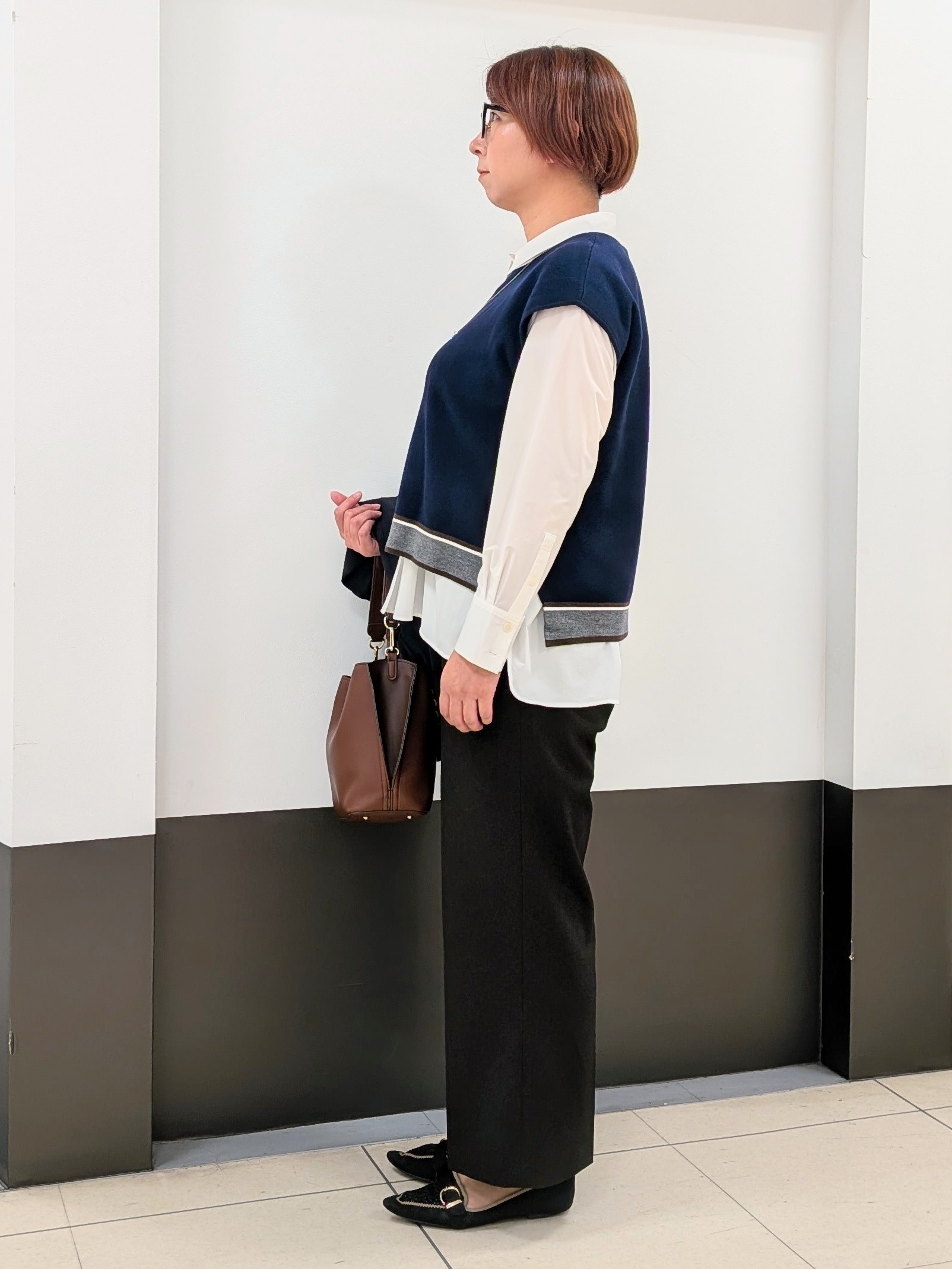 じゅりさんの「Reflect｜【通勤】ダブルブレザージャケット」を使ったコーディネート