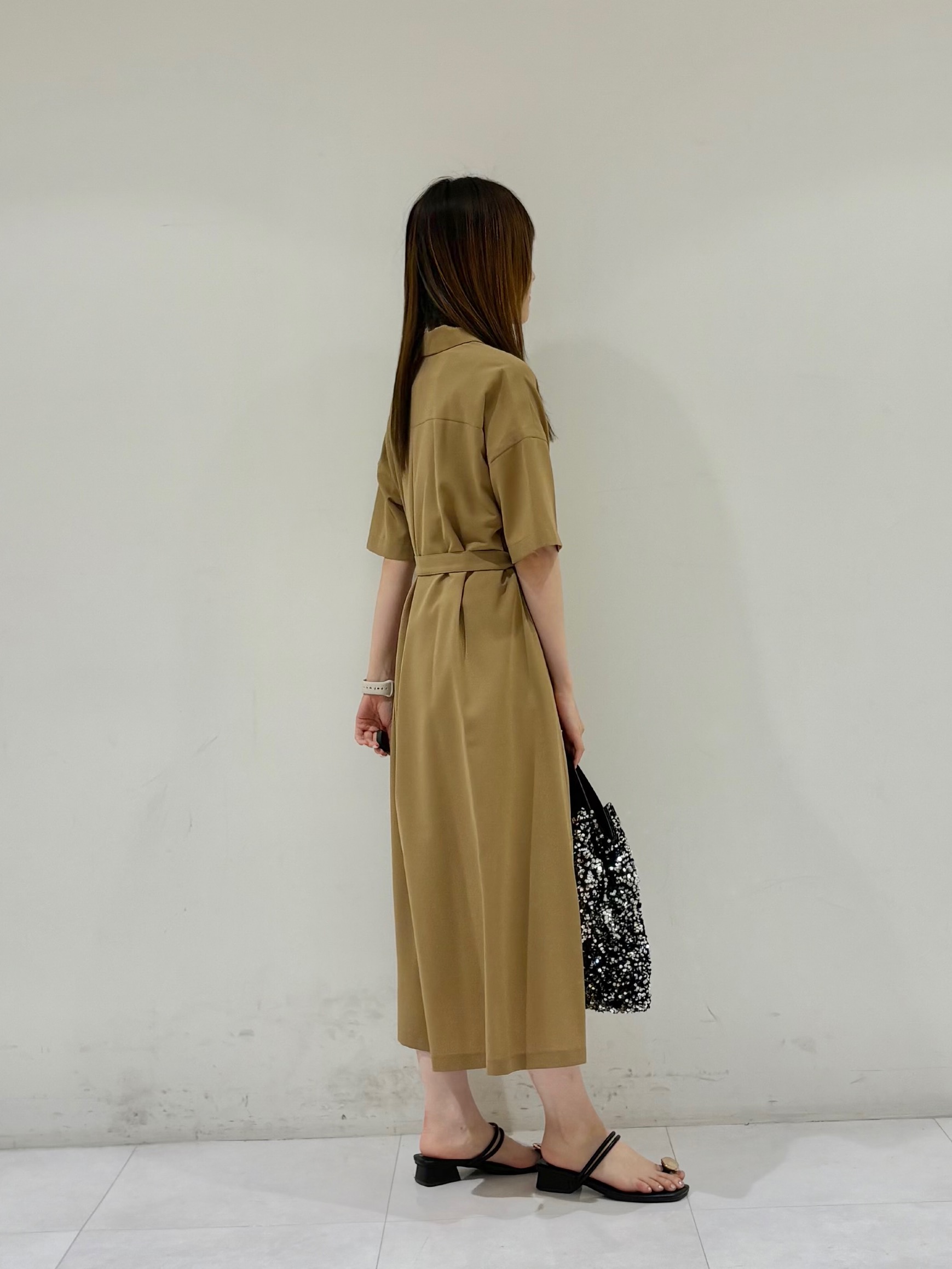 kyokaさんの「UNTITLED｜【初秋も活躍/UVカット/接触冷感】エアリークールワンピース」を使ったコーディネート