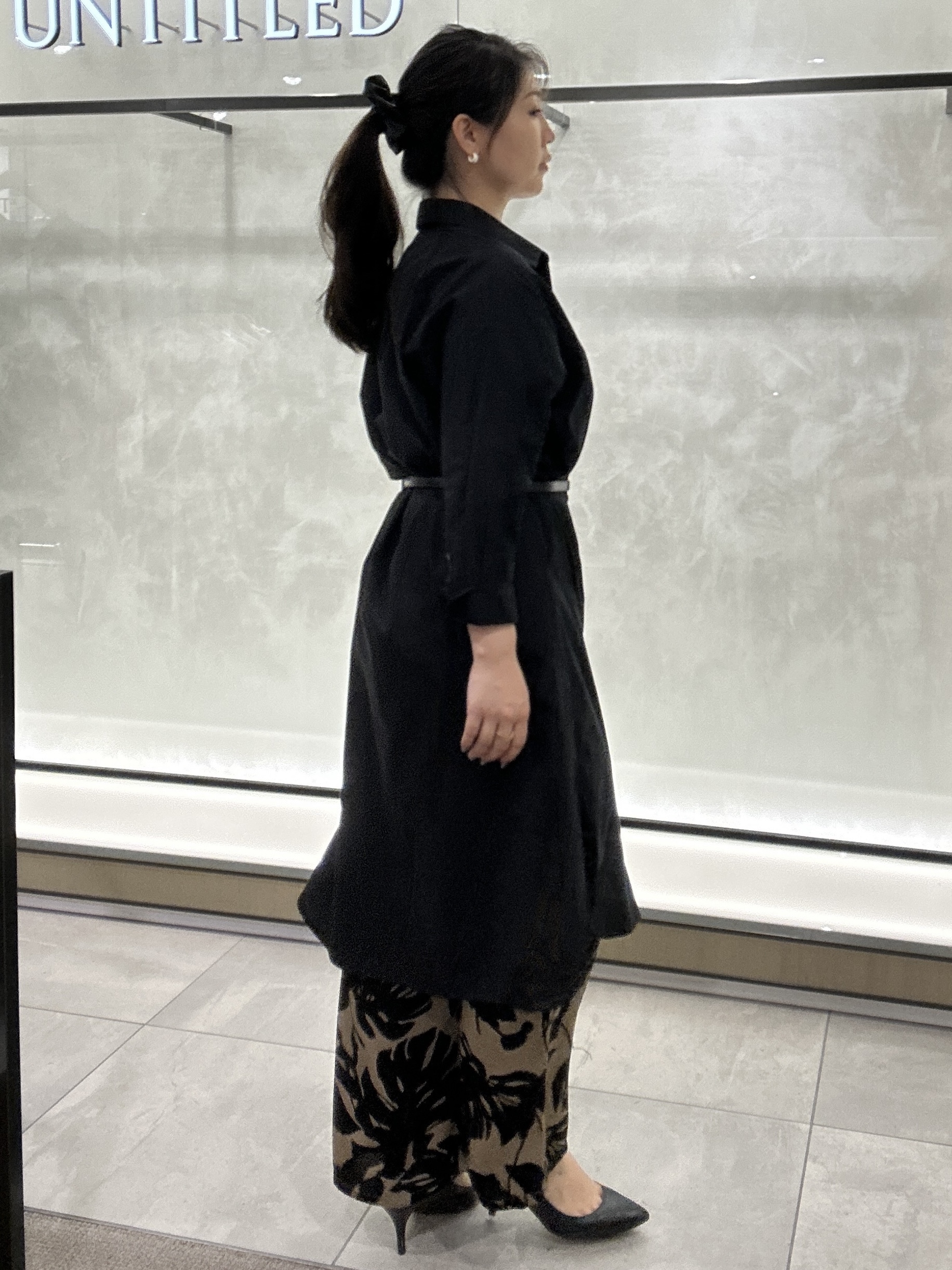 YURIさんの「UNTITLED｜【セットアップ可/秋羽織り/お仕事スーツ】ウールブレンドダブルジャケット」を使ったコーディネート