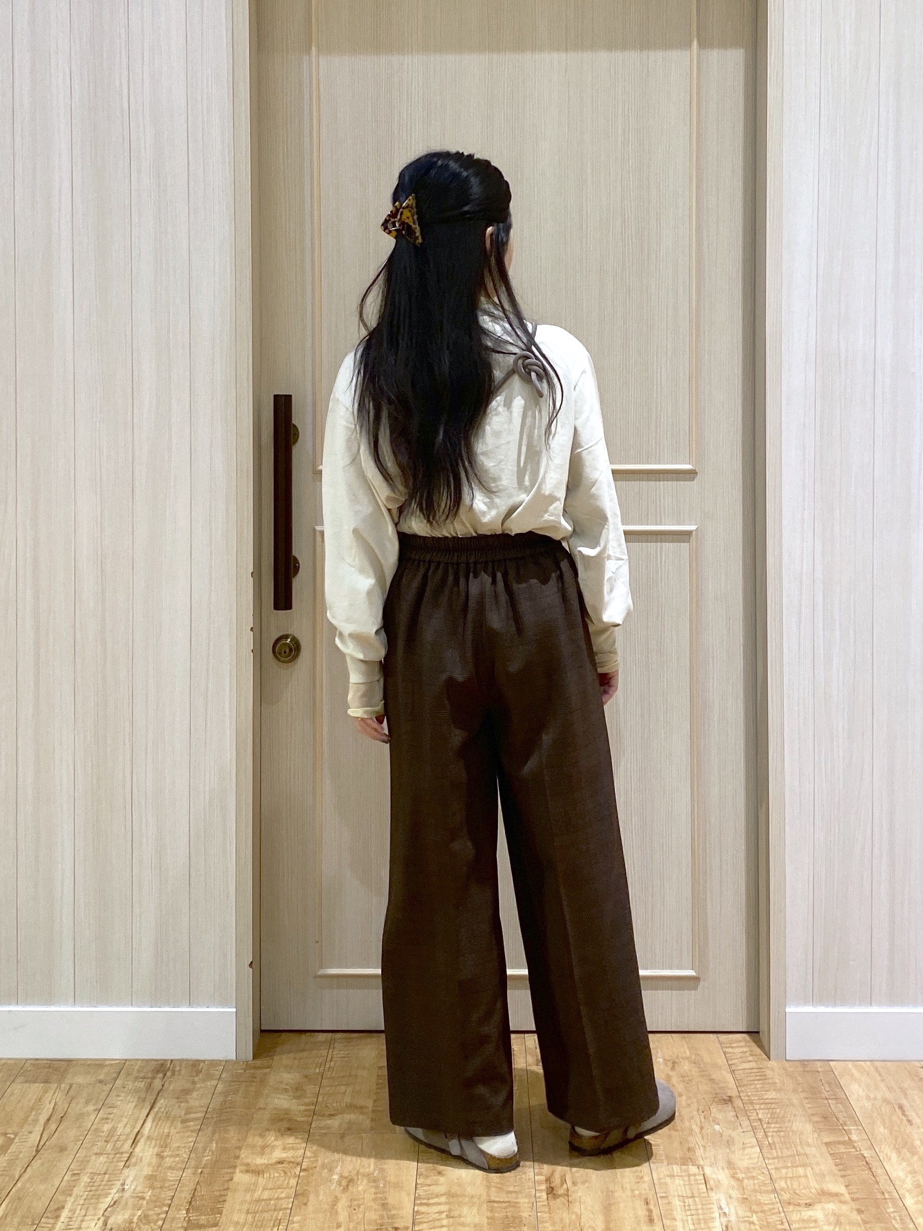 ERIさんの「SHOO･LA･RUE｜【S-LL】デイリー使いに 選べる6柄プリントロンT」を使ったコーディネート