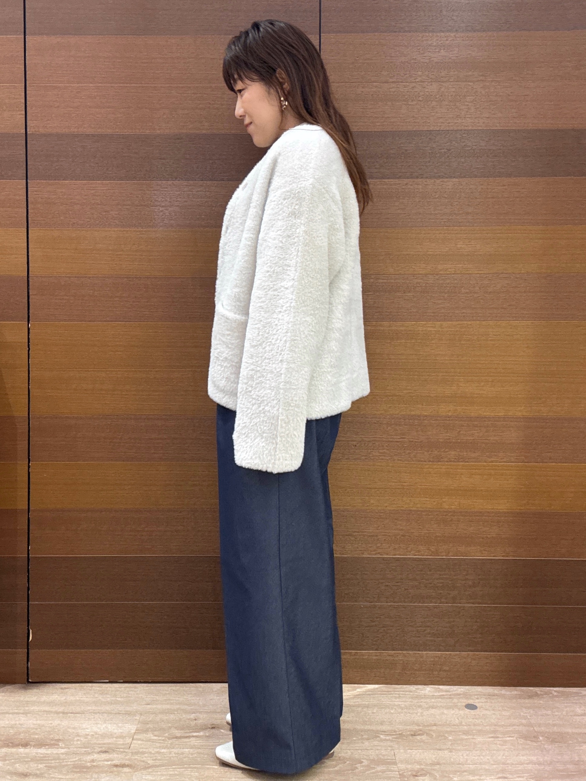 maichiさんの「OPAQUE.CLIP｜ダブルフェイスニットカーディガン」を使ったコーディネート