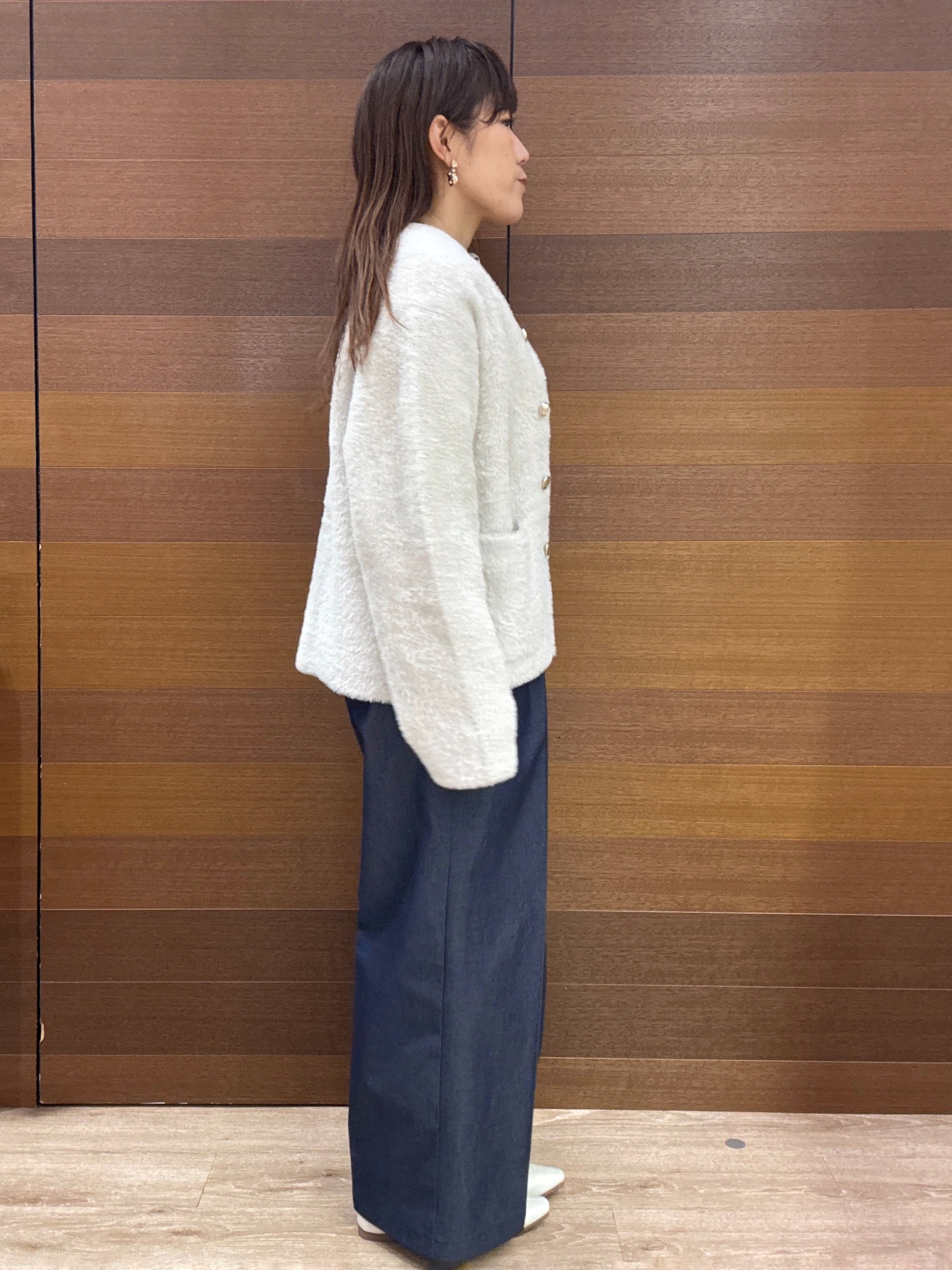 maichiさんの「OPAQUE.CLIP｜ダブルフェイスニットカーディガン」を使ったコーディネート