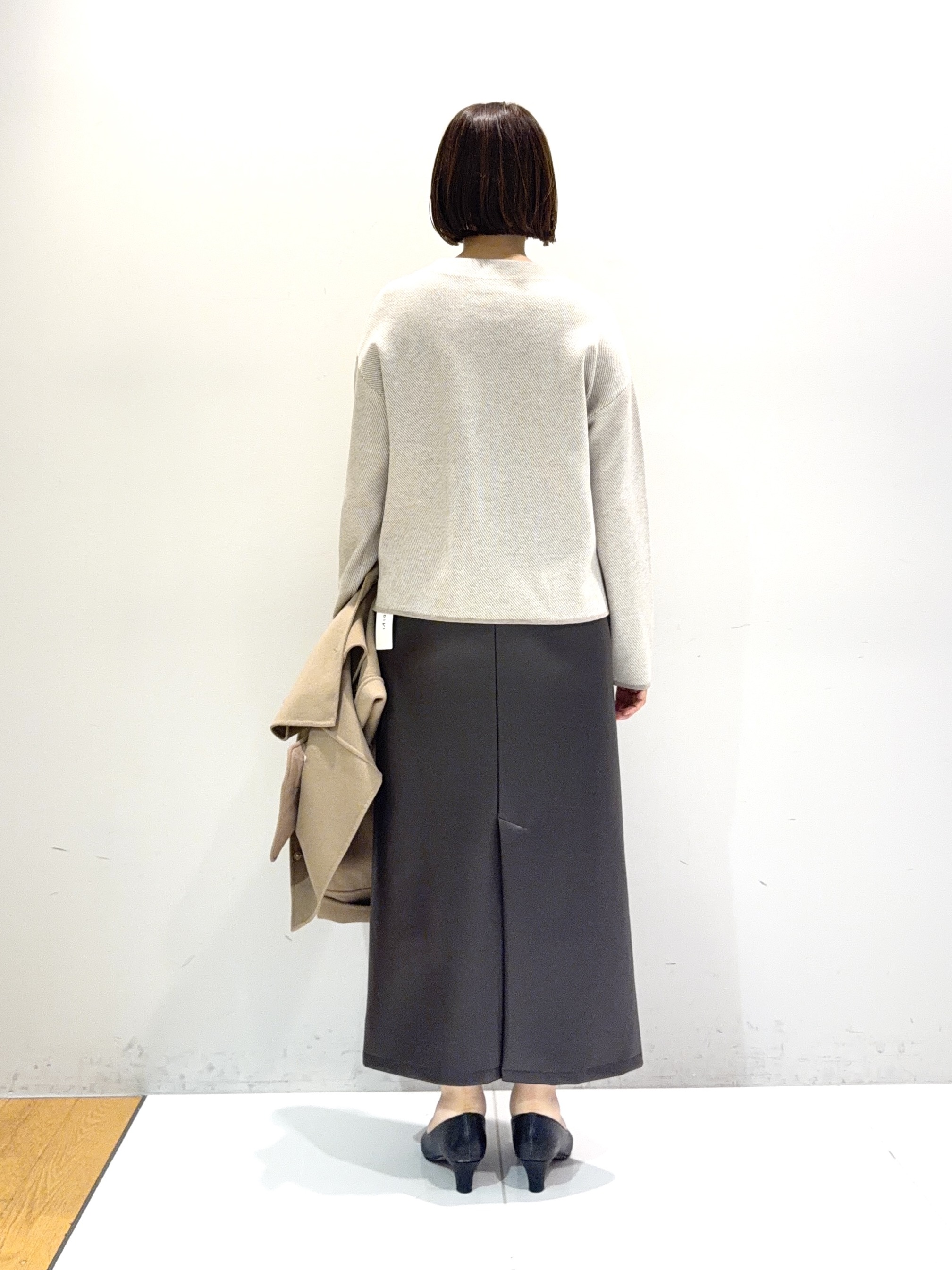 murayamaさんの「INDIVI｜【ラム革／美脚／通勤】レザーパンプス」を使ったコーディネート
