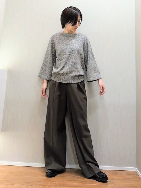 ミズタさんの「UNTITLED｜【アンサンブル可/秋羽織り】杢調ジップカーディガン」を使ったコーディネート
