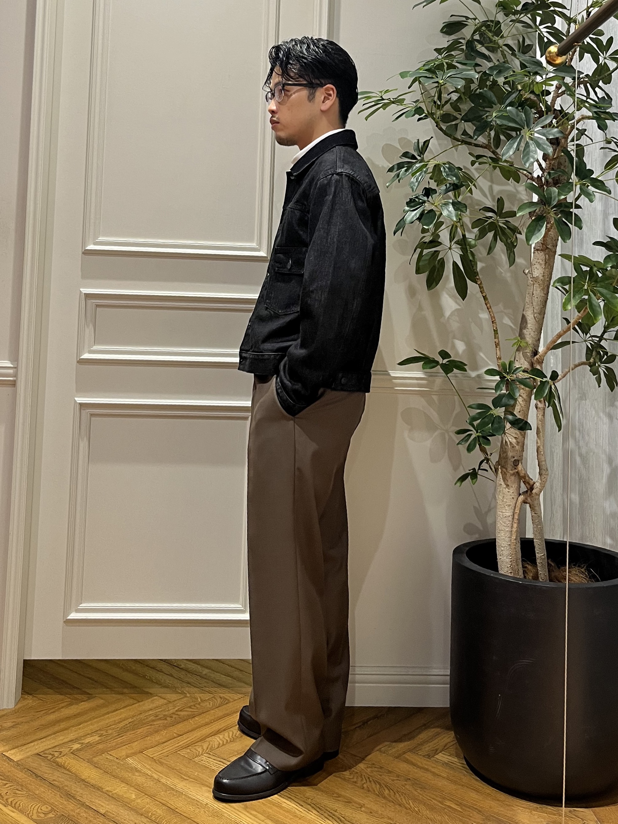 Tokuさんの「DRESSTERIOR｜【干場義雅&times;DRESSTERIOR】ブラックGジャン」を使ったコーディネート