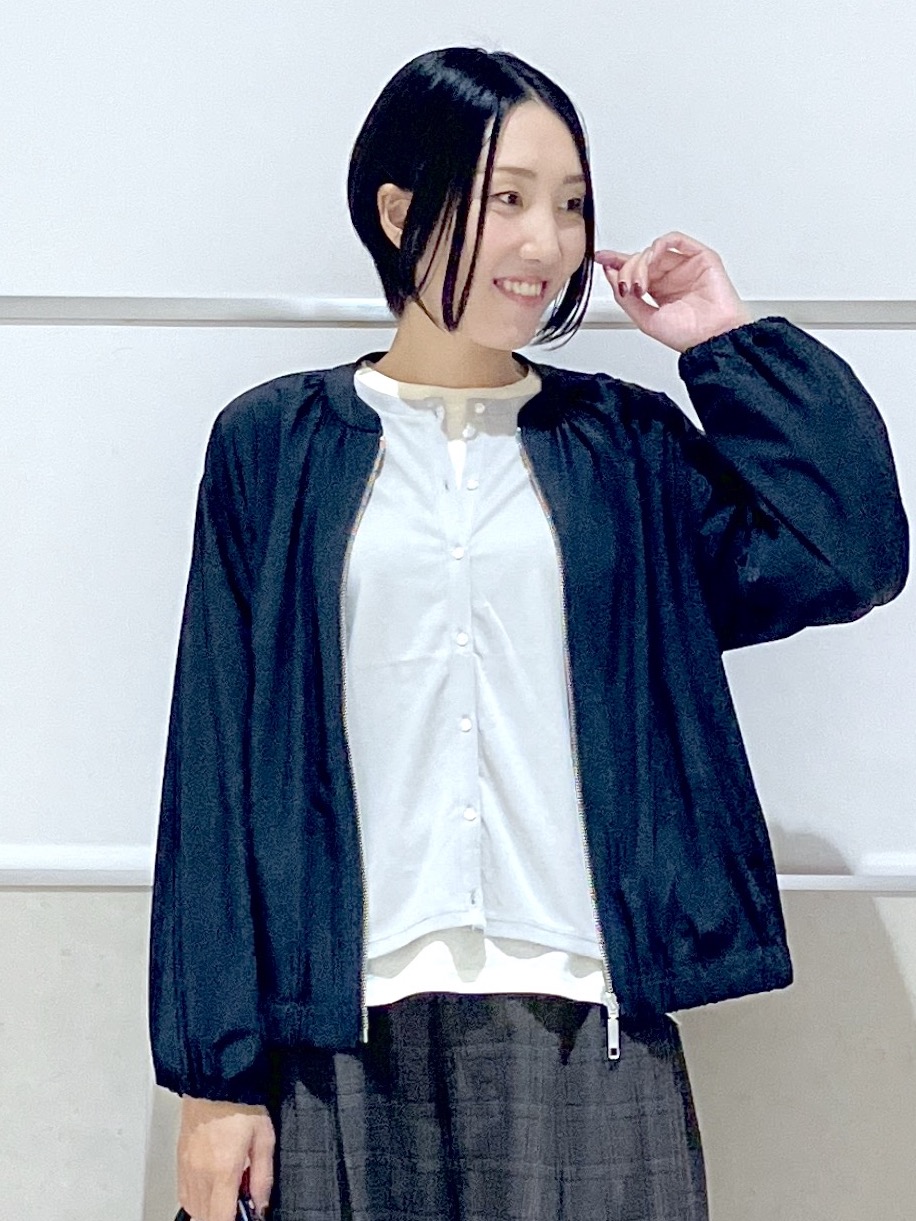eriko さんの「Dessin｜【セットアイテム/1枚で決まる】配色シアーロンT＆クルーネックカーディガン」を使ったコーディネート