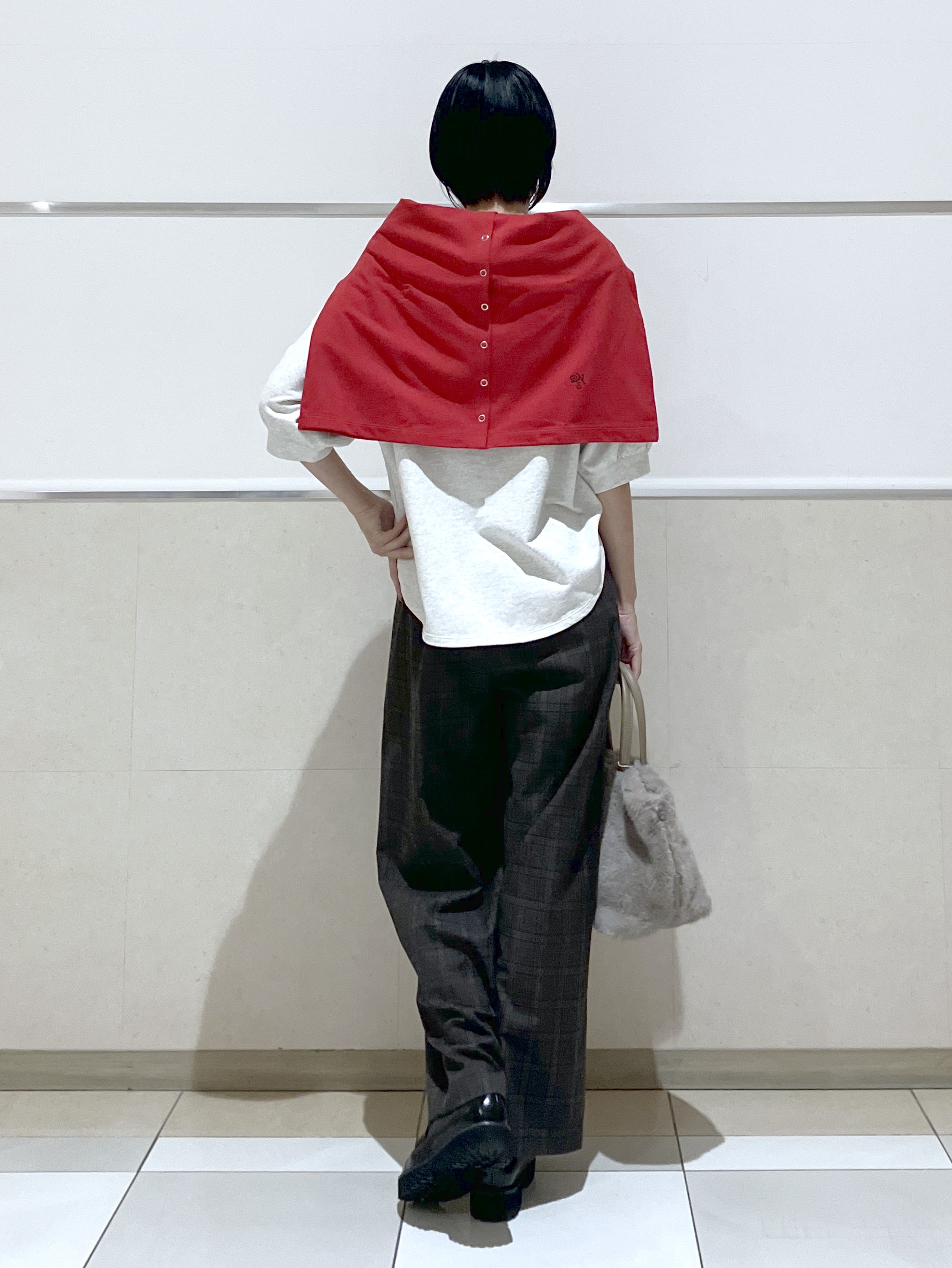 eriko さんの「Dessin｜【高レビュー/洗える/XS-L】バックヘンリーミニ裏毛 5分袖」を使ったコーディネート
