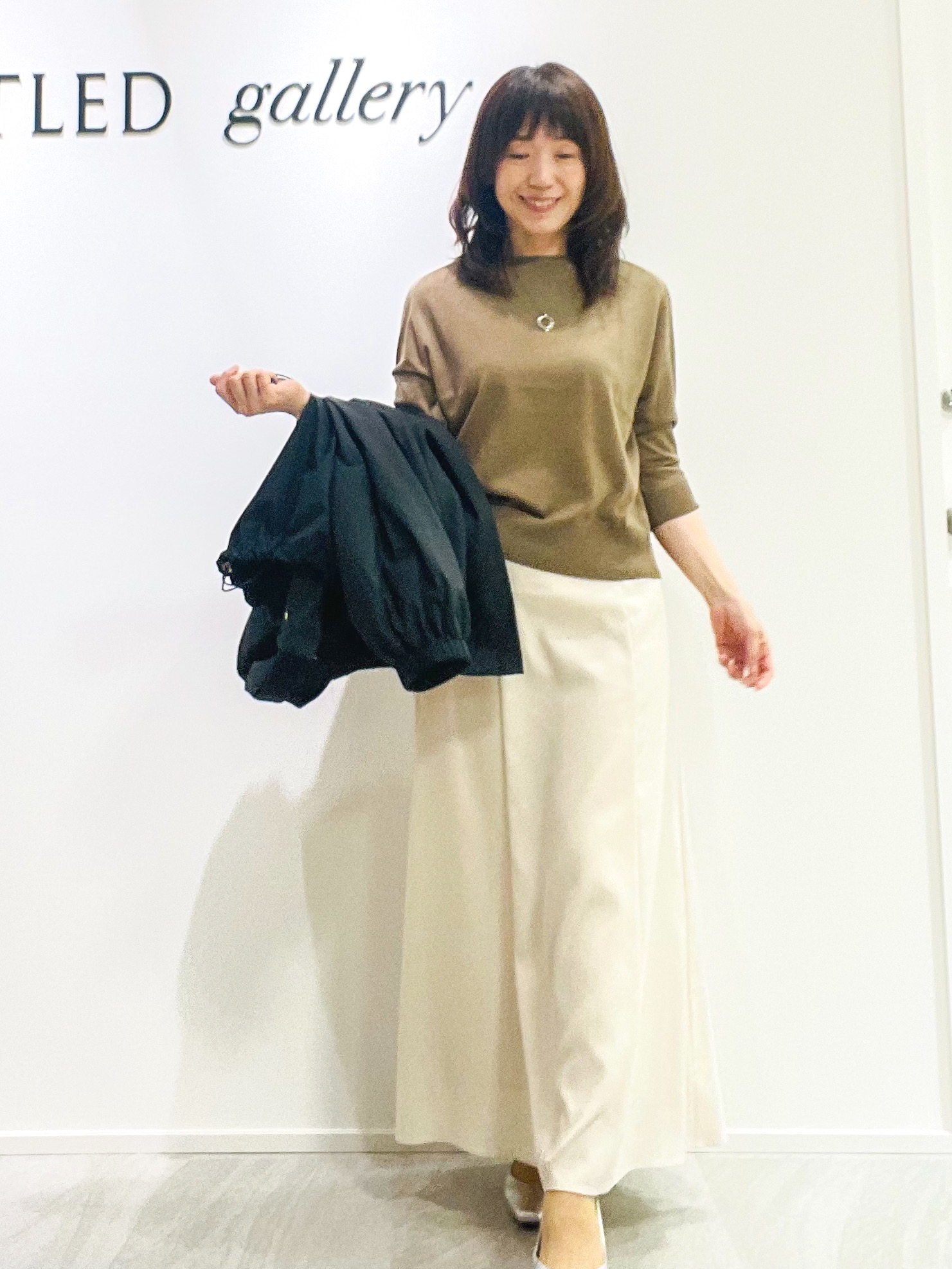めいさんの「UNTITLED｜【撥水/秋羽織り】タフタマウンテンパーカー」を使ったコーディネート