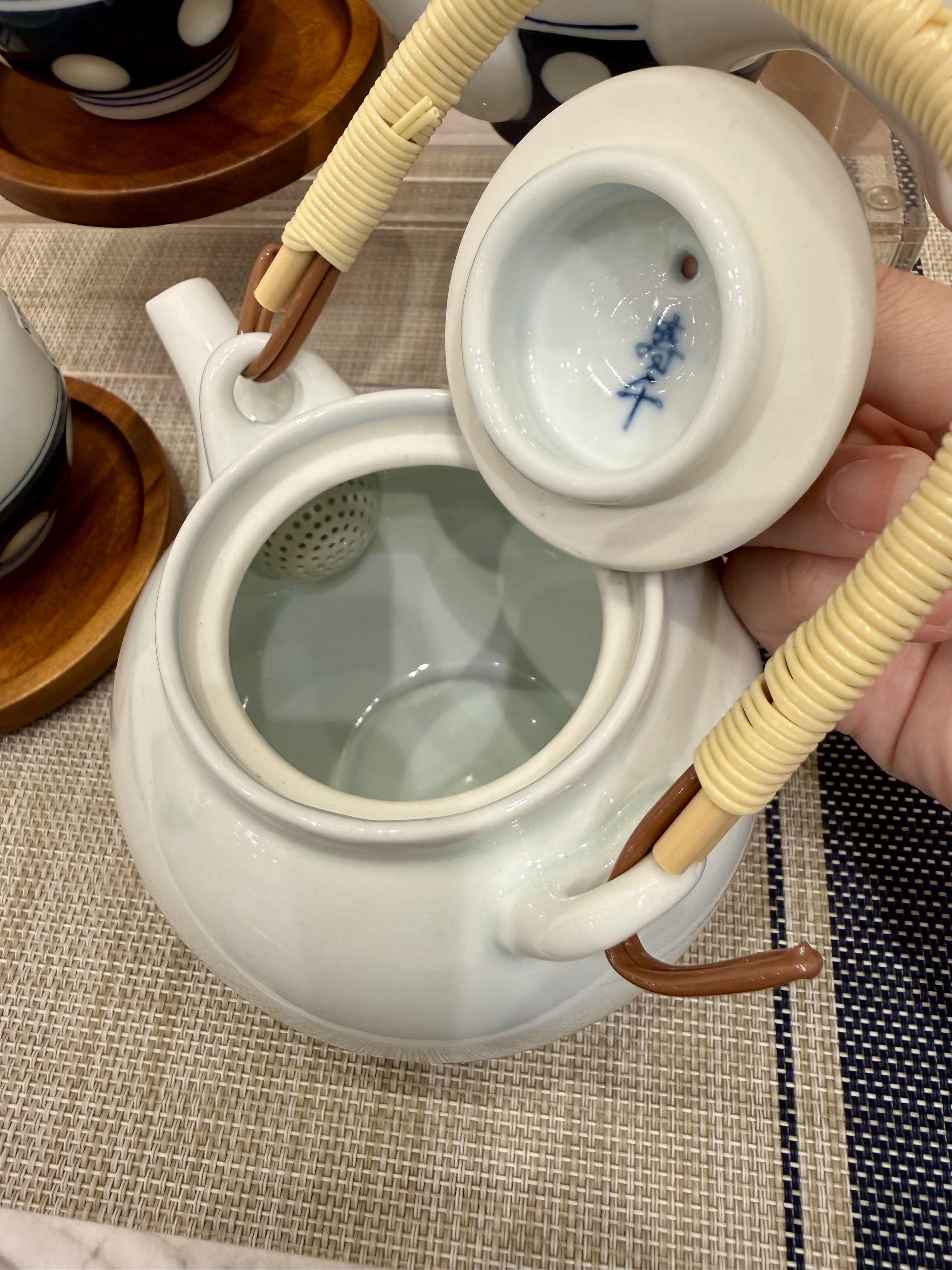 きのこさんの「212 KITCHEN STORE｜水玉 中急須」を使ったコーディネート