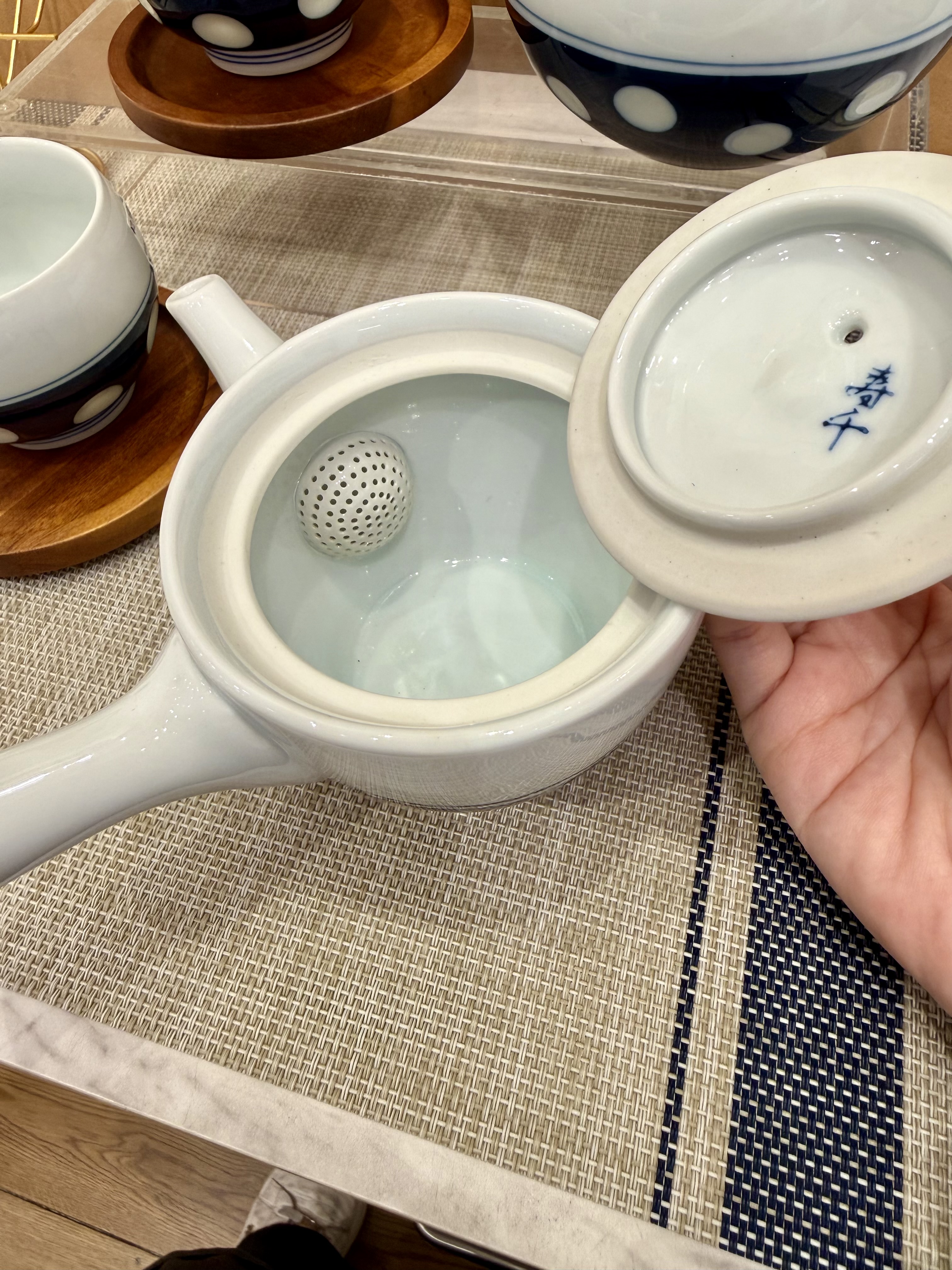 きのこさんの「212 KITCHEN STORE｜水玉 中急須」を使ったコーディネート