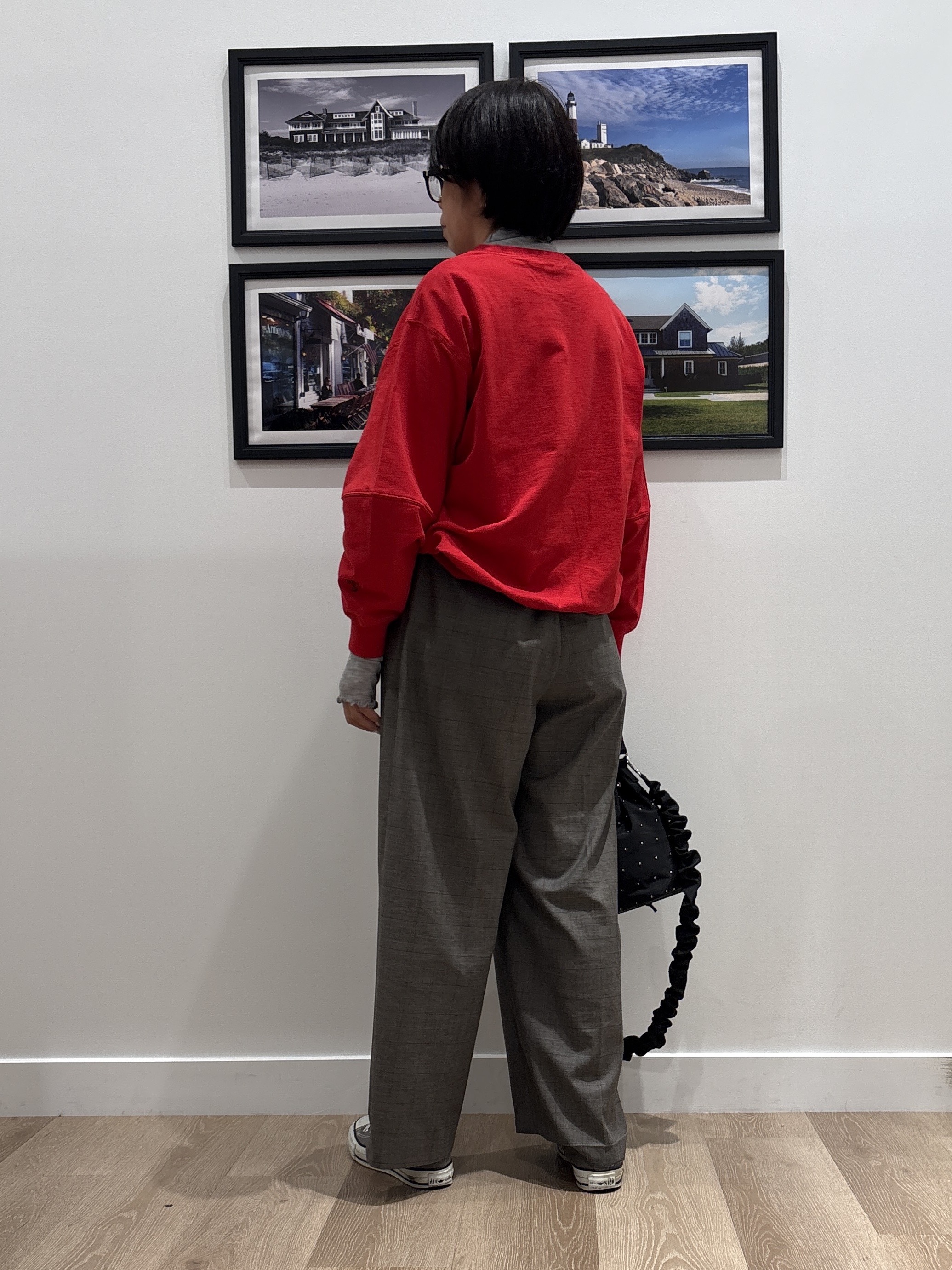 Naoさんの「Dessin｜【秋のレイヤードアイテム/洗える】シアー切り替えタートルプルオーバー」を使ったコーディネート