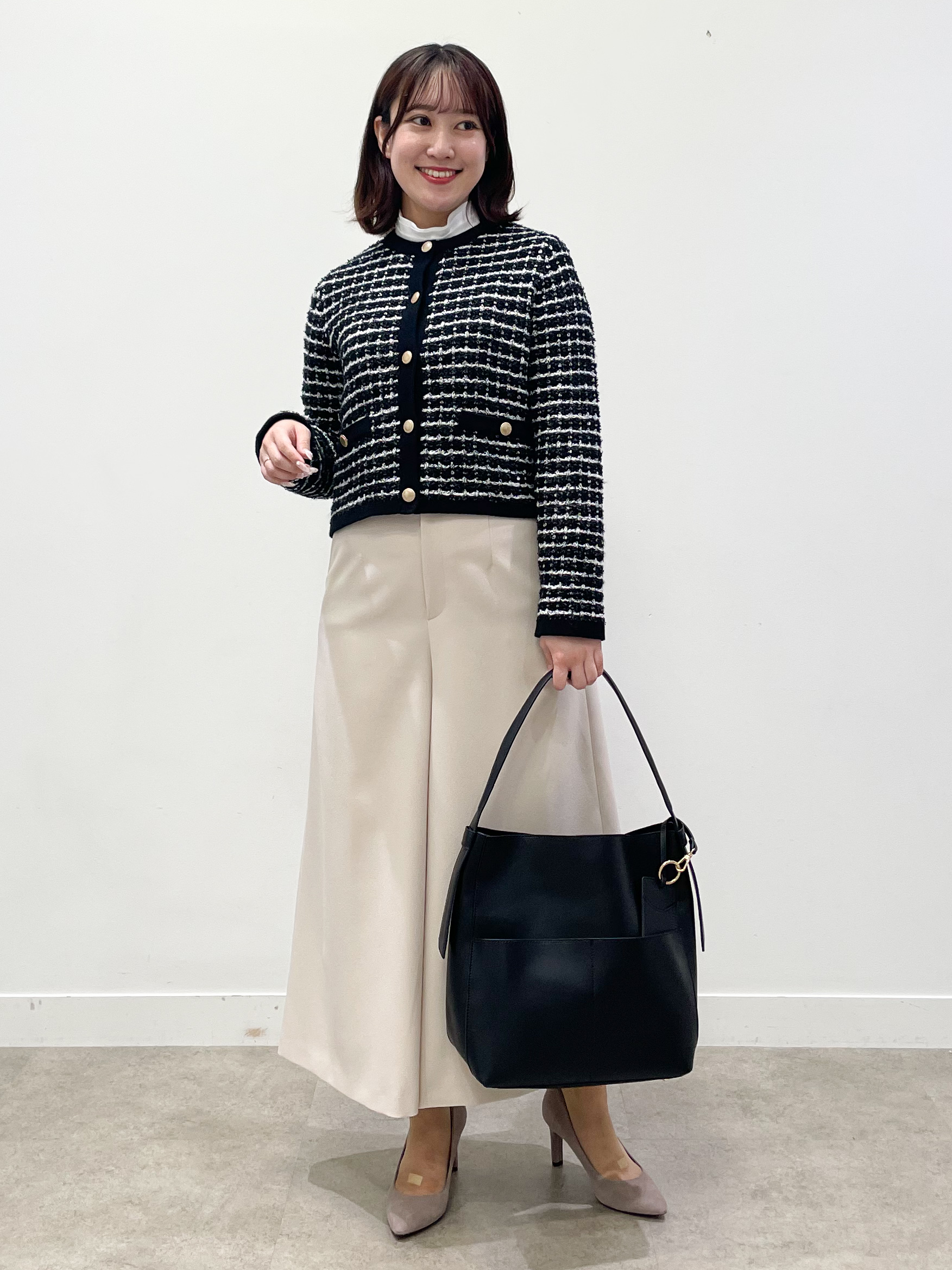 yukariさんの「Reflect｜ワイドシルエットスカーチョパンツ」を使ったコーディネート