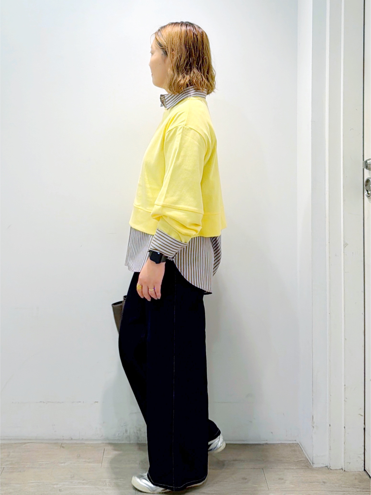 sumicaさんの「OPAQUE.CLIP｜ロングスリーブフォルムカットソー【洗える】」を使ったコーディネート