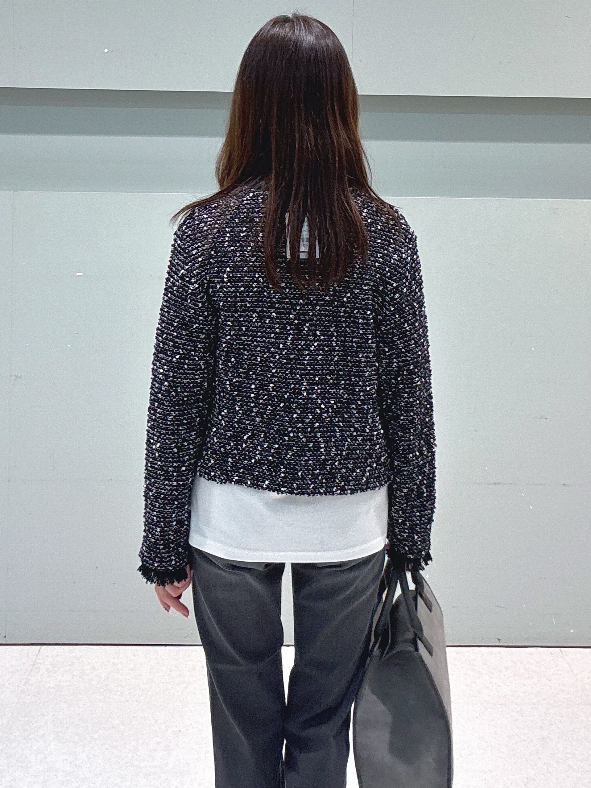 makiさんの「UNTITLED｜【ジャケットライク/秋羽織り】ファンシーヤーンツイードニットカーディガン」を使ったコーディネート