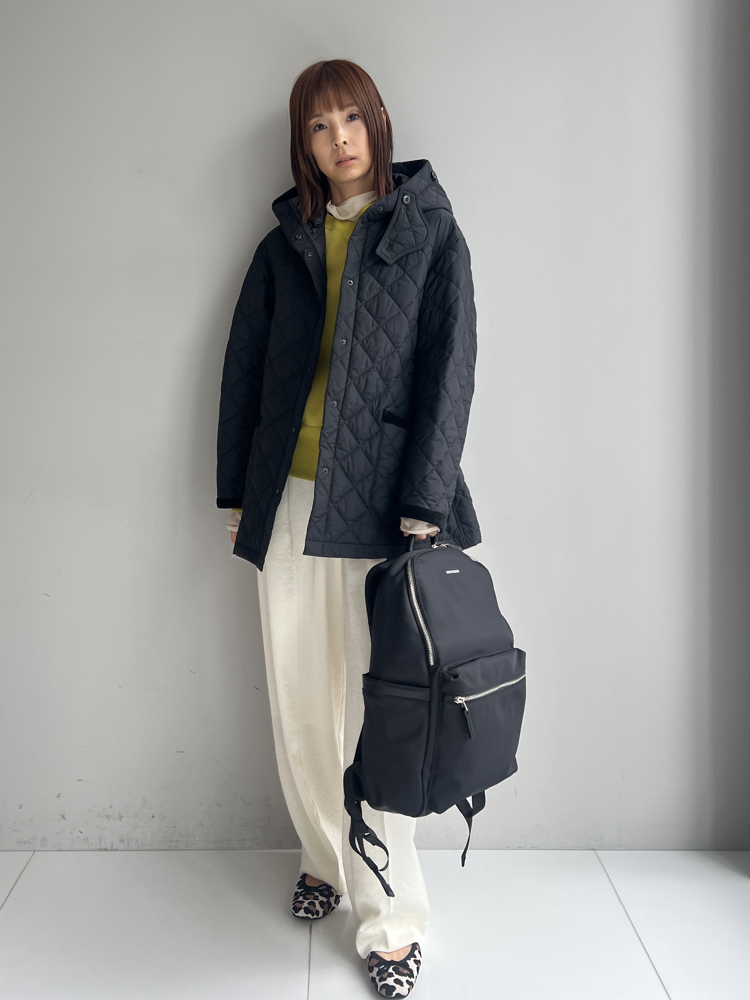 misaさんの「DRESSTERIOR｜サテンイージーパンツ」を使ったコーディネート