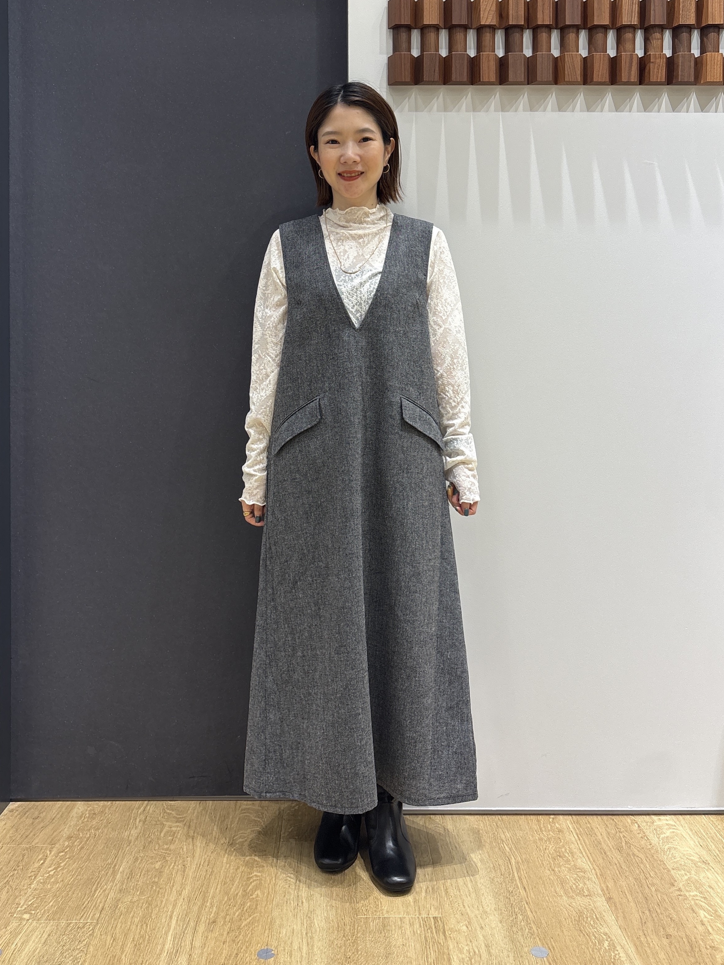 risaさんの「Dessin｜スライドチェーンネックレス」を使ったコーディネート