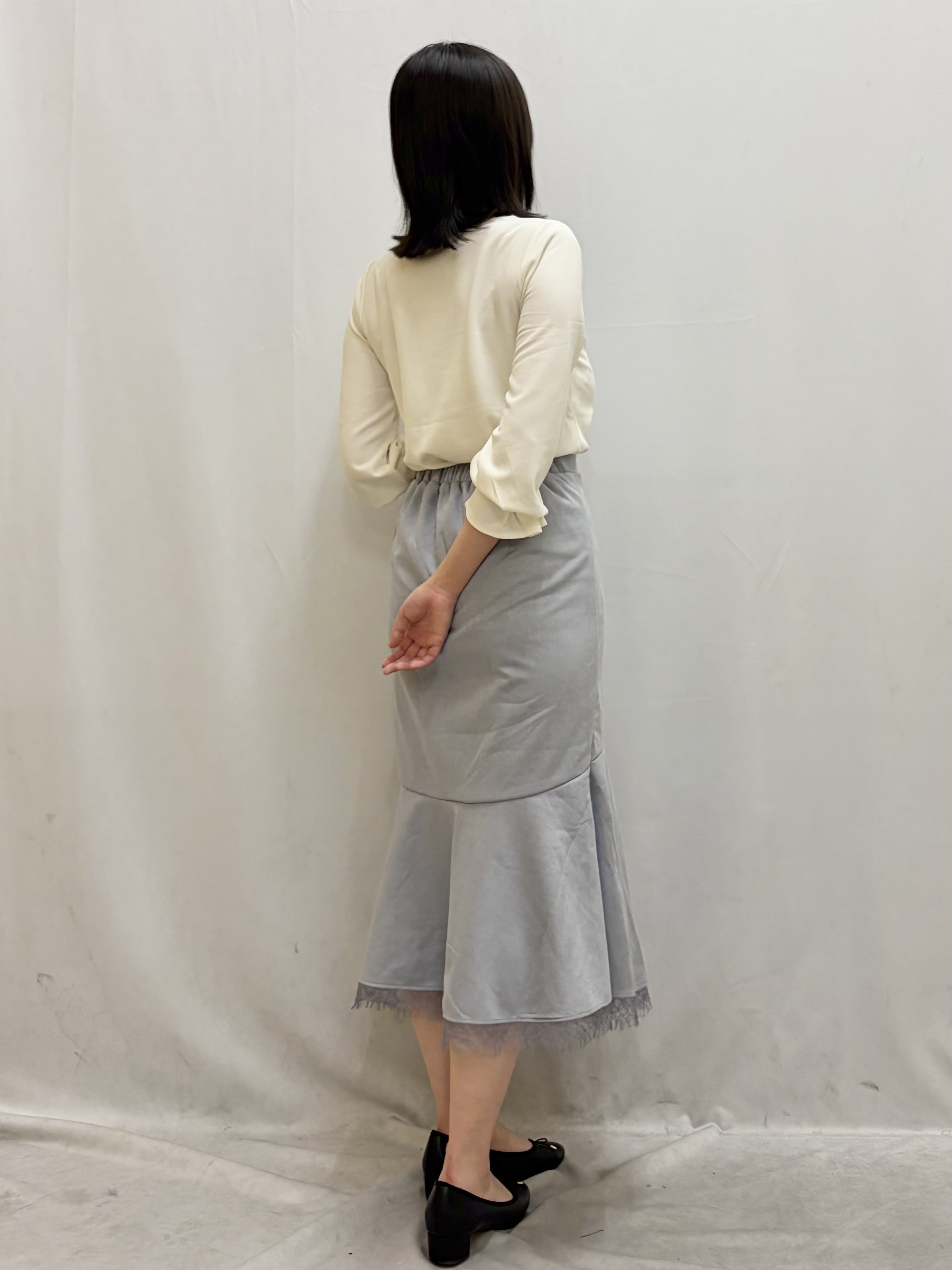 kasumiさんの「index｜ツイストタックパール調トップス【洗濯機OK／イージーアイロン】」を使ったコーディネート
