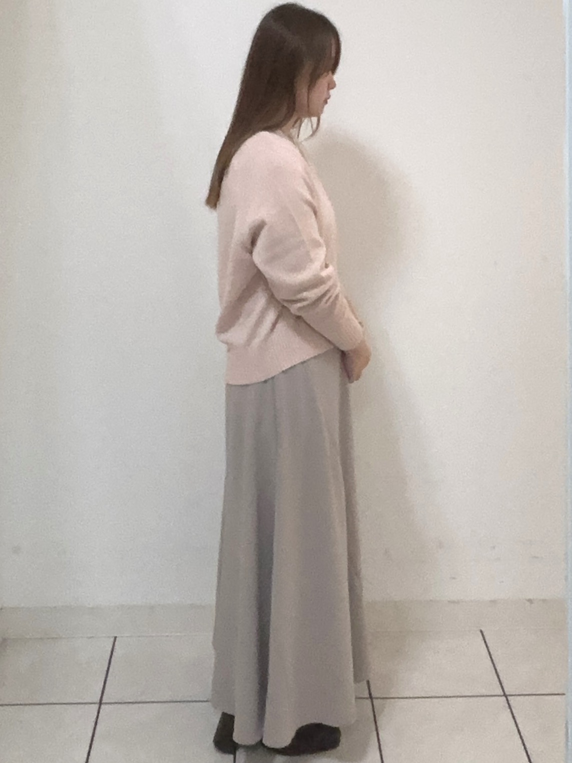 タマさんの「UNTITLED｜【アンサンブル可/秋羽織り】杢調ジップカーディガン」を使ったコーディネート
