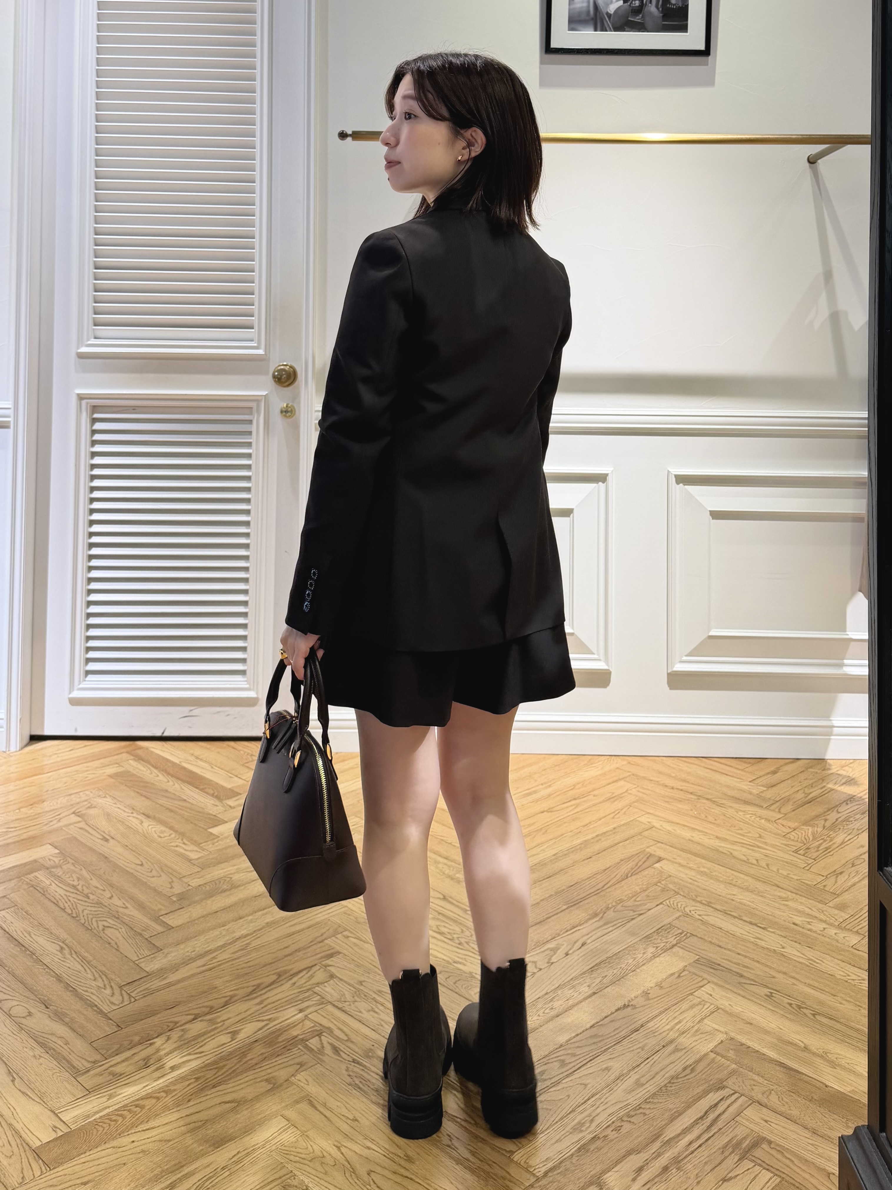 つじ まこさんの「DRESSTERIOR｜【セットアップ可/温度調節】コンフォータブルジャケット」を使ったコーディネート