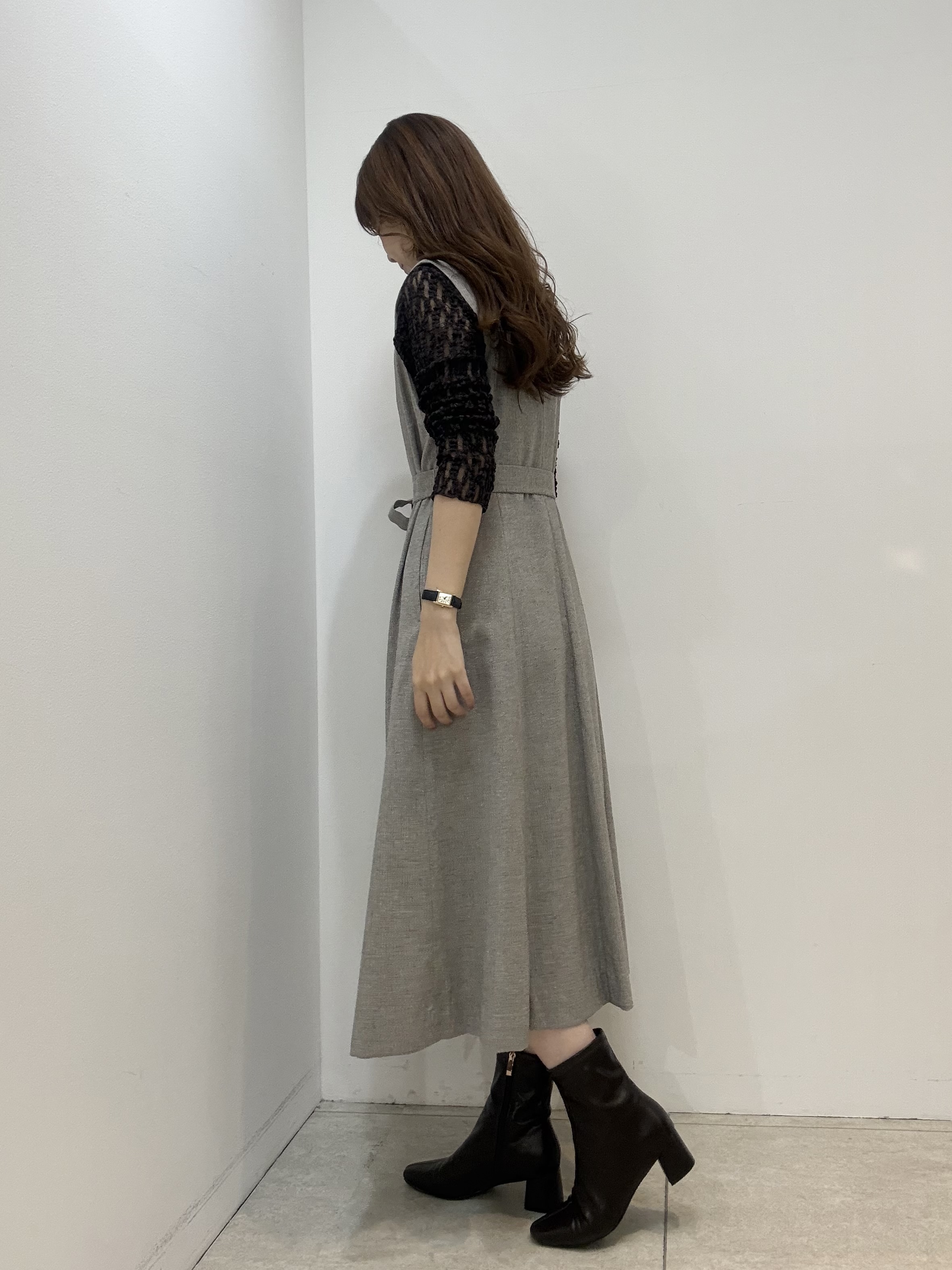 かなえさんの「UNTITLED｜【重ね着レイヤード】レースハイネックトップス」を使ったコーディネート