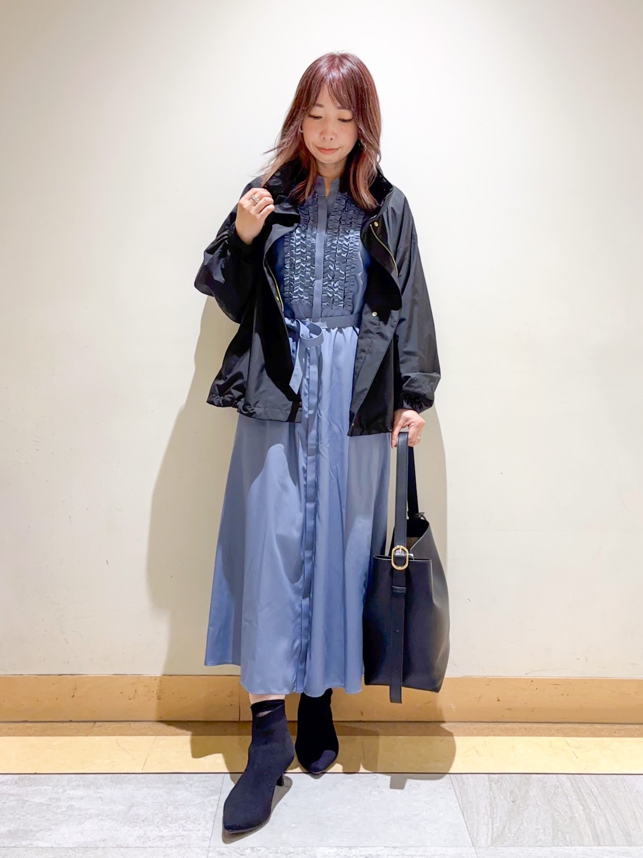 sattoさんの「UNTITLED｜【撥水/秋羽織り】タフタマウンテンパーカー」を使ったコーディネート