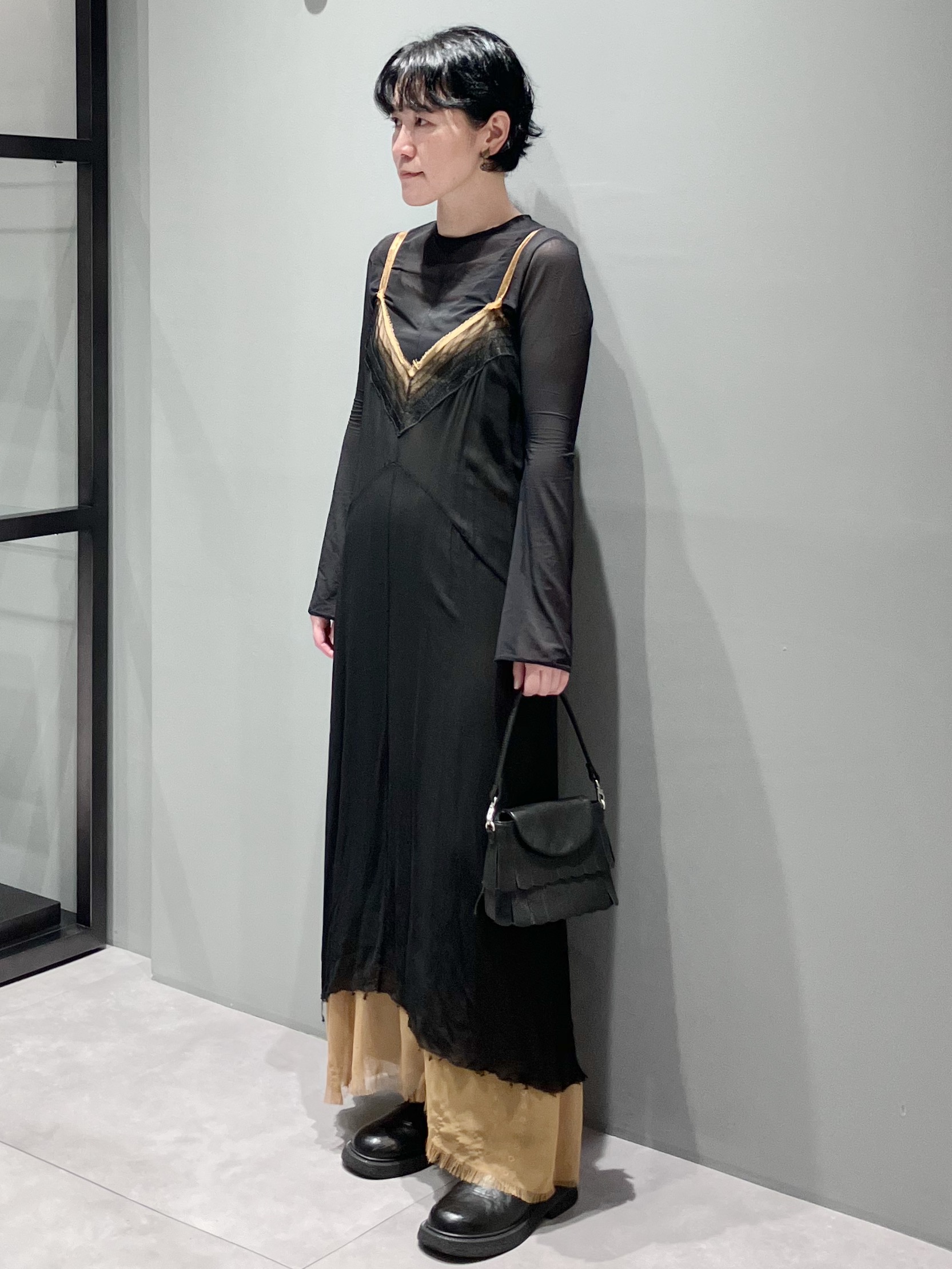 Cさんの「HIROKO HAYASHI｜FRANGIA（フランジャ）ミニショルダーバッグ」を使ったコーディネート