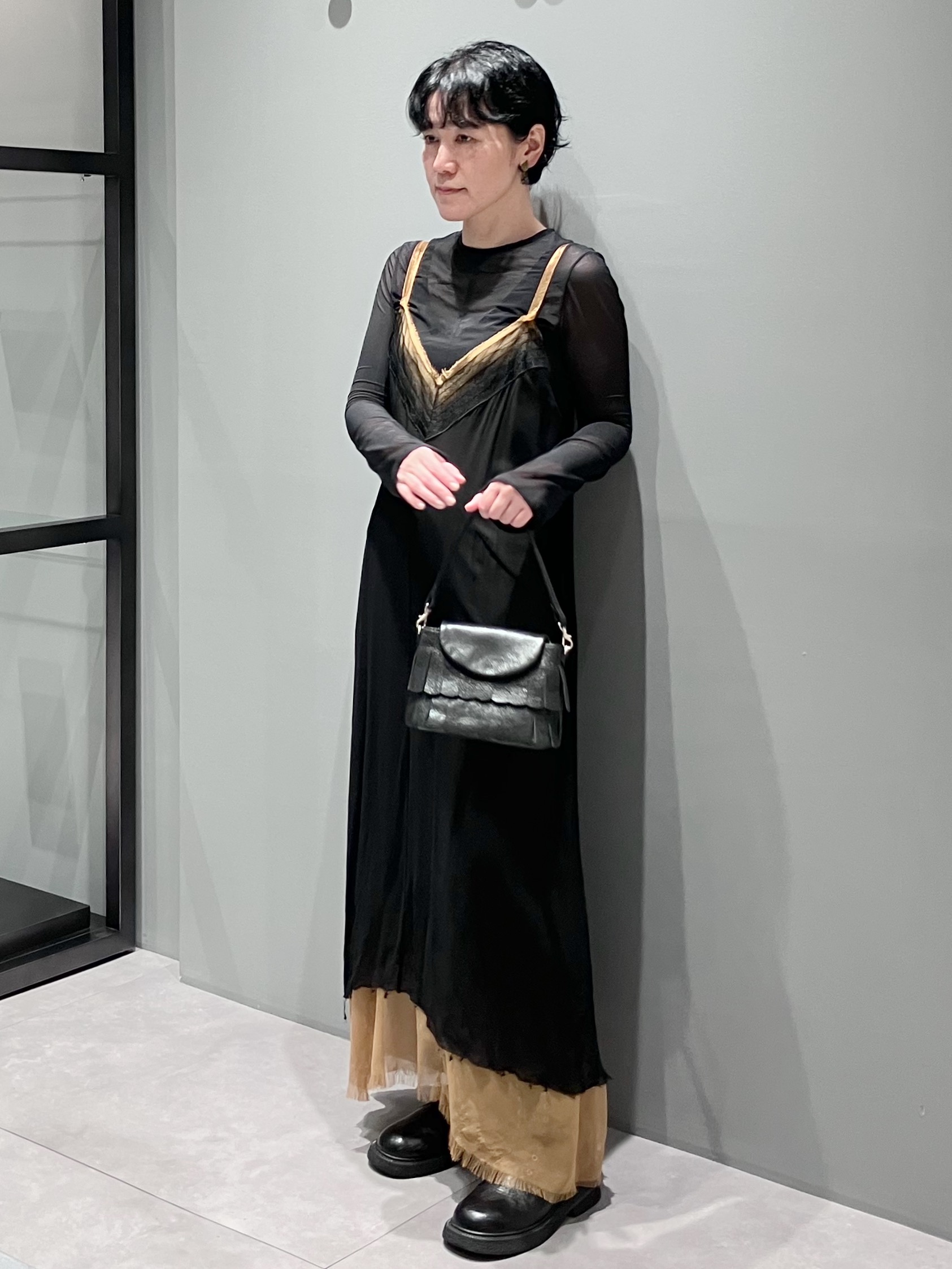 Cさんの「HIROKO HAYASHI｜FRANGIA（フランジャ）ミニショルダーバッグ」を使ったコーディネート
