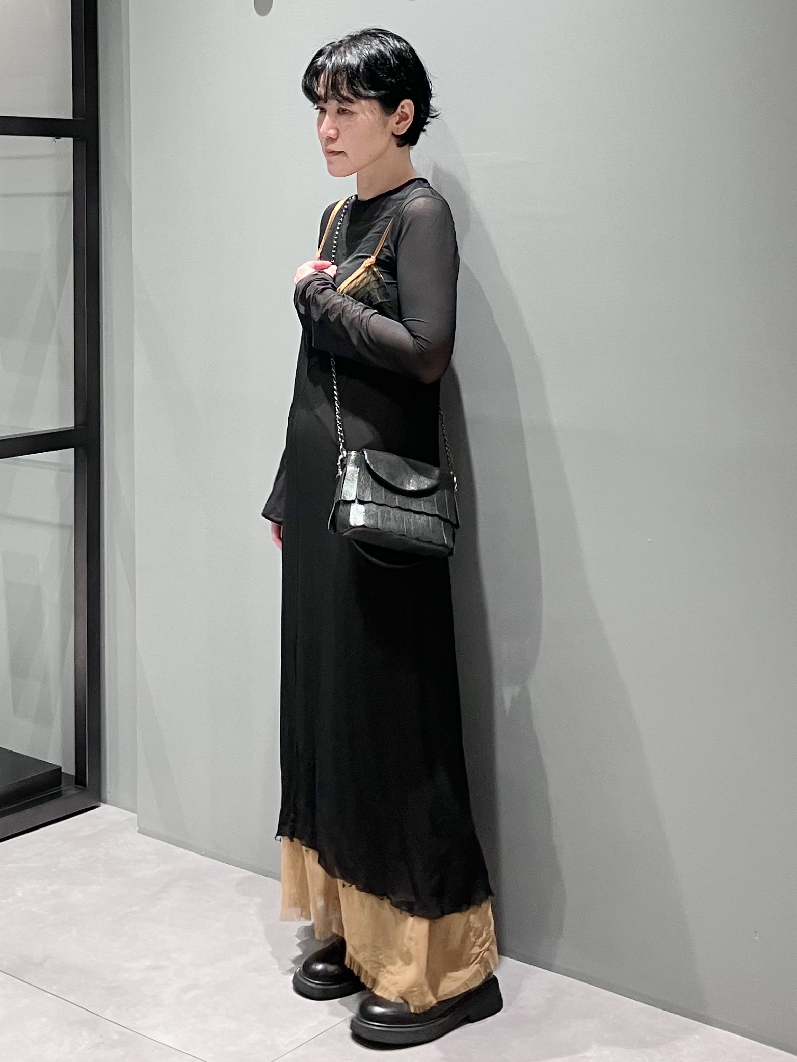 Cさんの「HIROKO HAYASHI｜FRANGIA（フランジャ）ミニショルダーバッグ」を使ったコーディネート