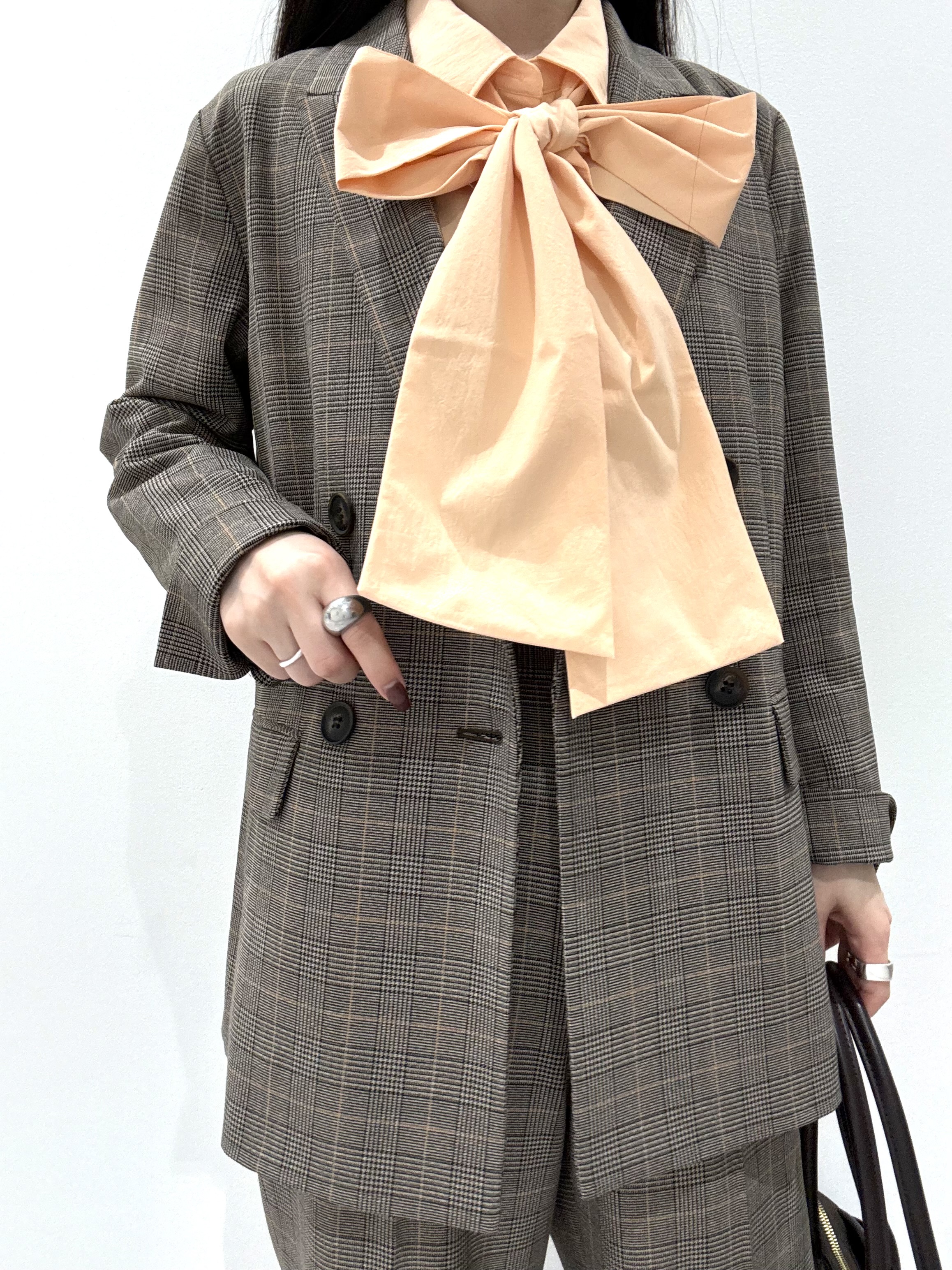 KEIKOさんの「INDIVI｜【洗濯機OK／ストレッチ◎】秋はじめのダブルジャケット」を使ったコーディネート