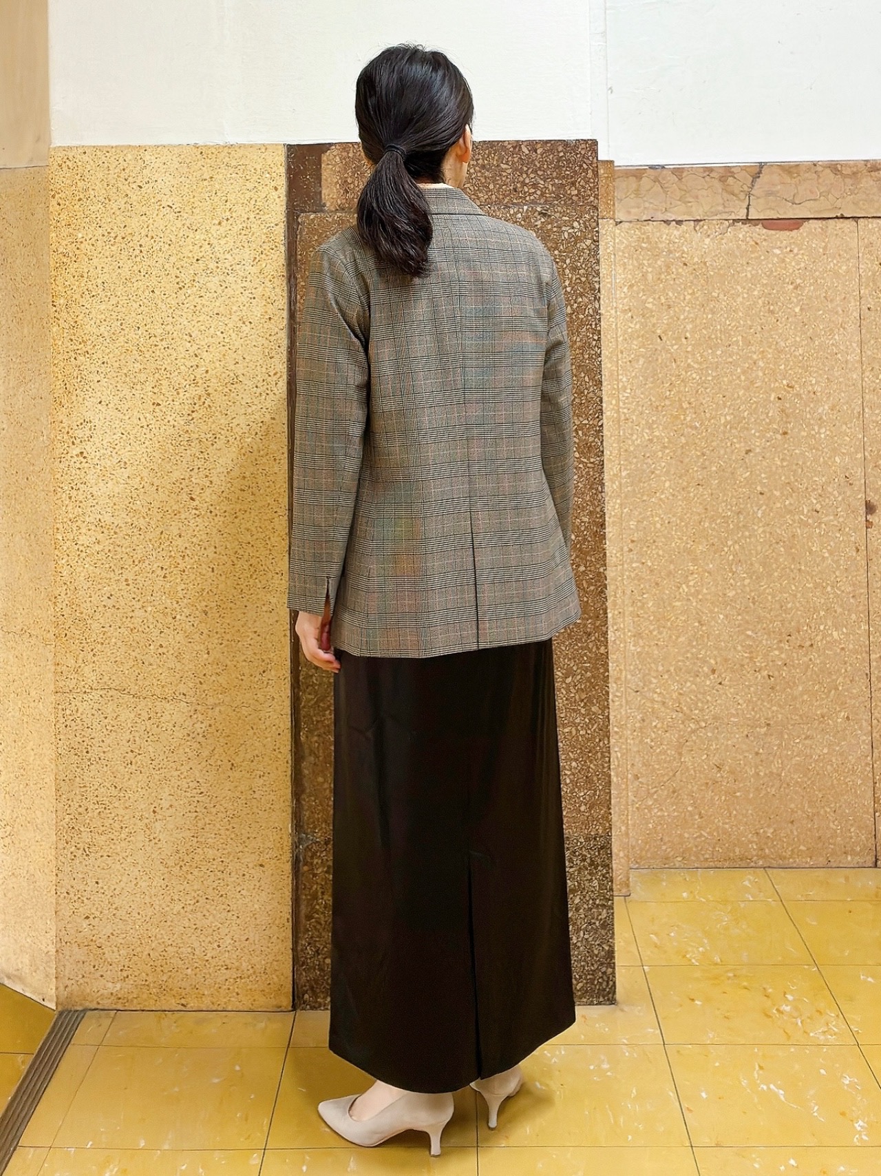 hattoriさんの「INDIVI｜【ストレッチ◎】取外し可ボウタイシャツ」を使ったコーディネート