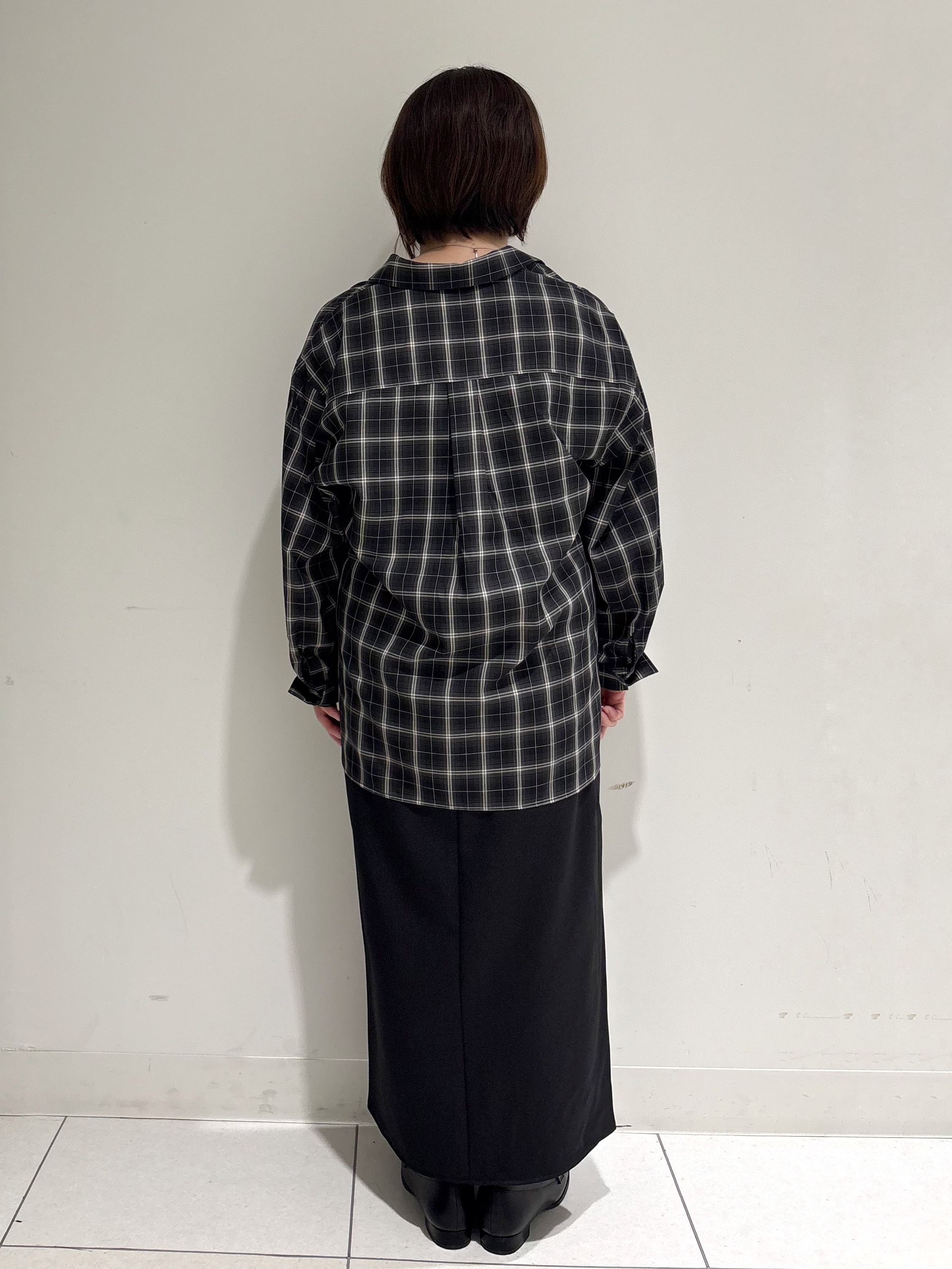 michiさんの「index｜チェック柄シャツ【洗濯機OK】」を使ったコーディネート