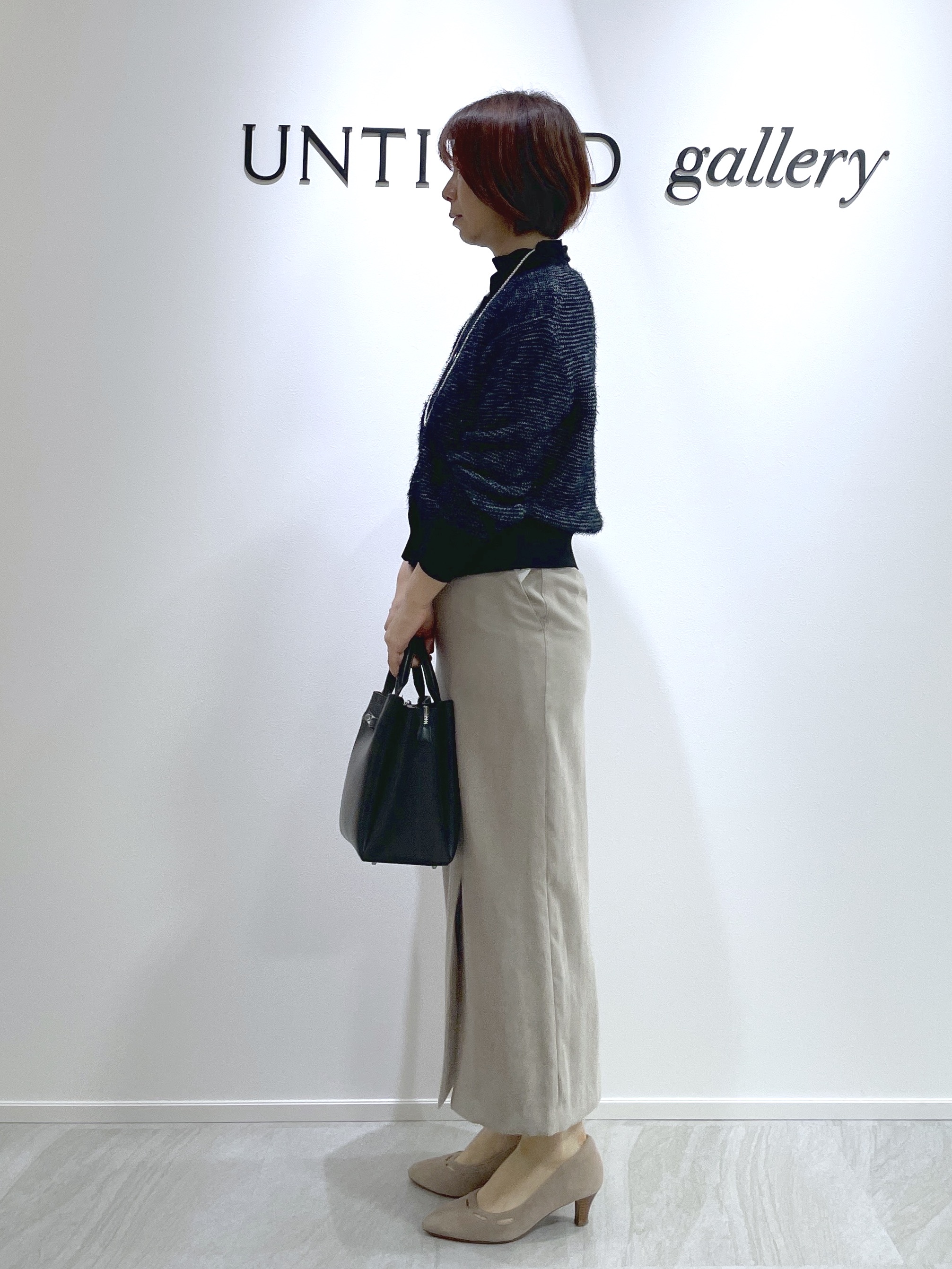 hanaさんの「UNTITLED｜【重ね着レイヤードに】シアーテレコハイネックトップス」を使ったコーディネート