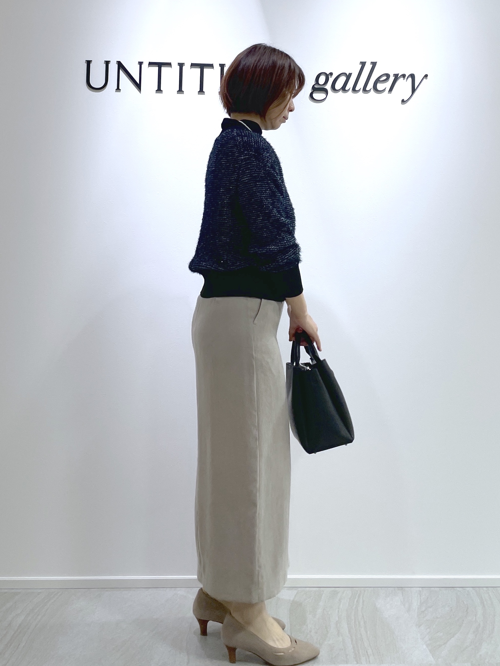 hanaさんの「UNTITLED｜【重ね着レイヤードに】シアーテレコハイネックトップス」を使ったコーディネート