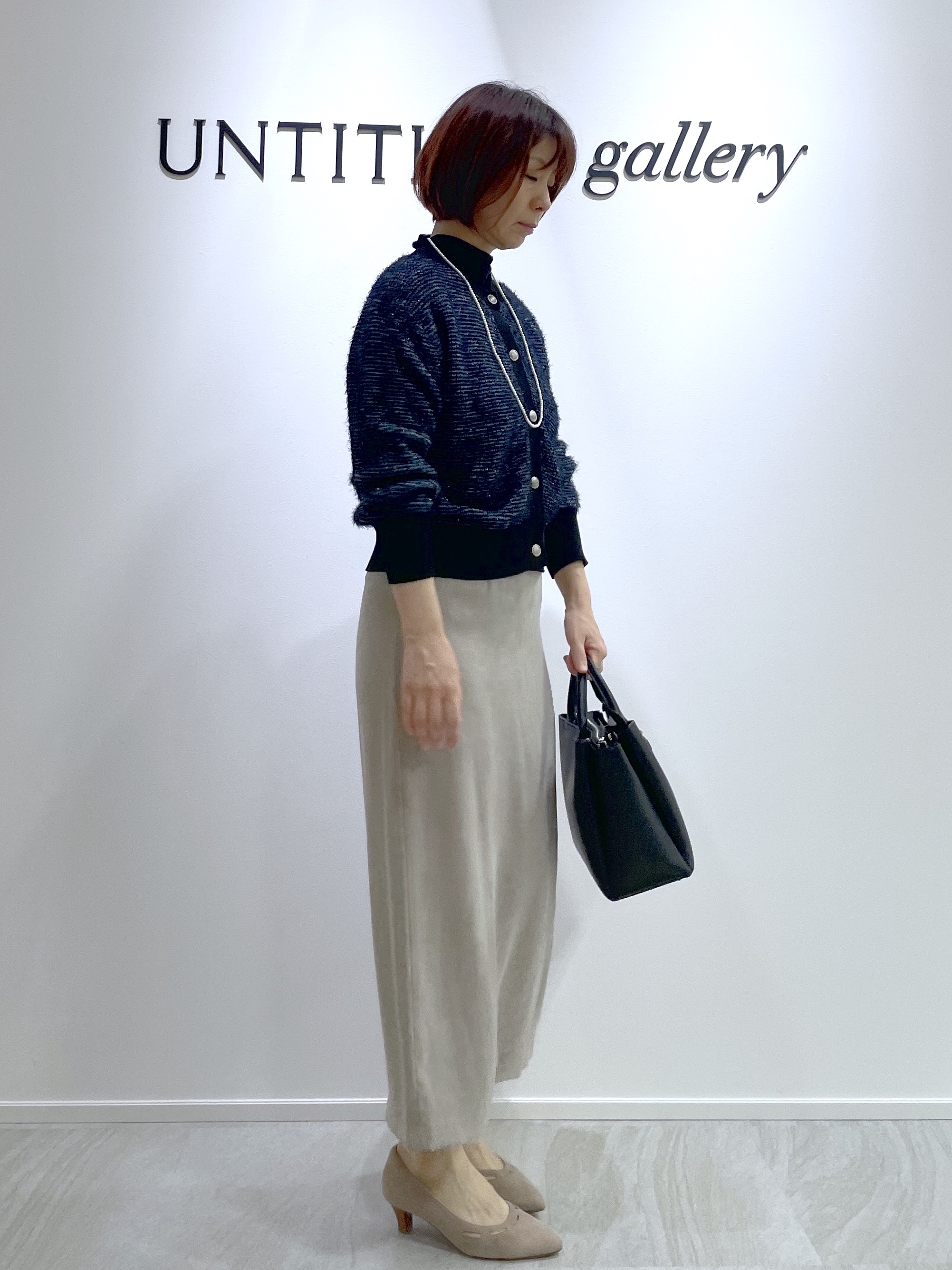 hanaさんの「UNTITLED｜【重ね着レイヤードに】シアーテレコハイネックトップス」を使ったコーディネート