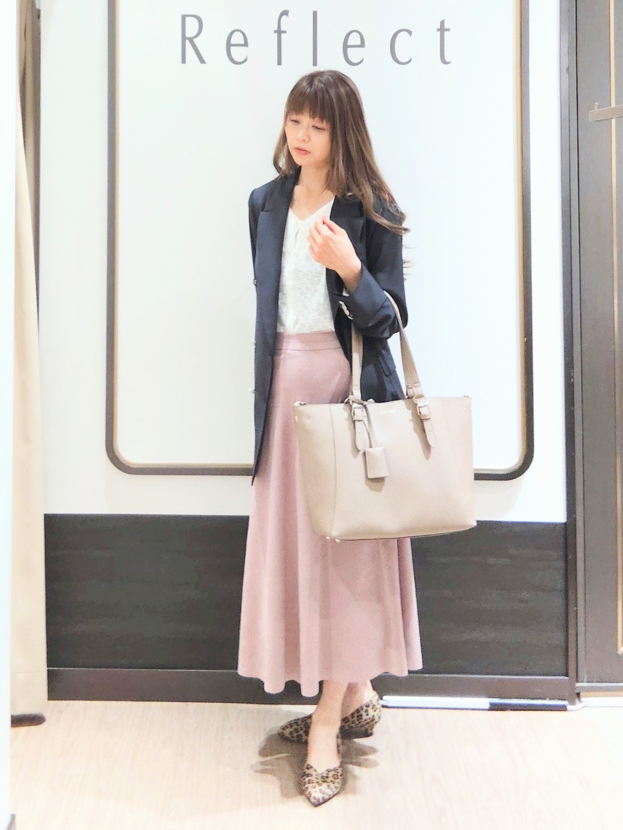 Chiiさんの「Reflect｜【通勤】ダブルブレザージャケット」を使ったコーディネート
